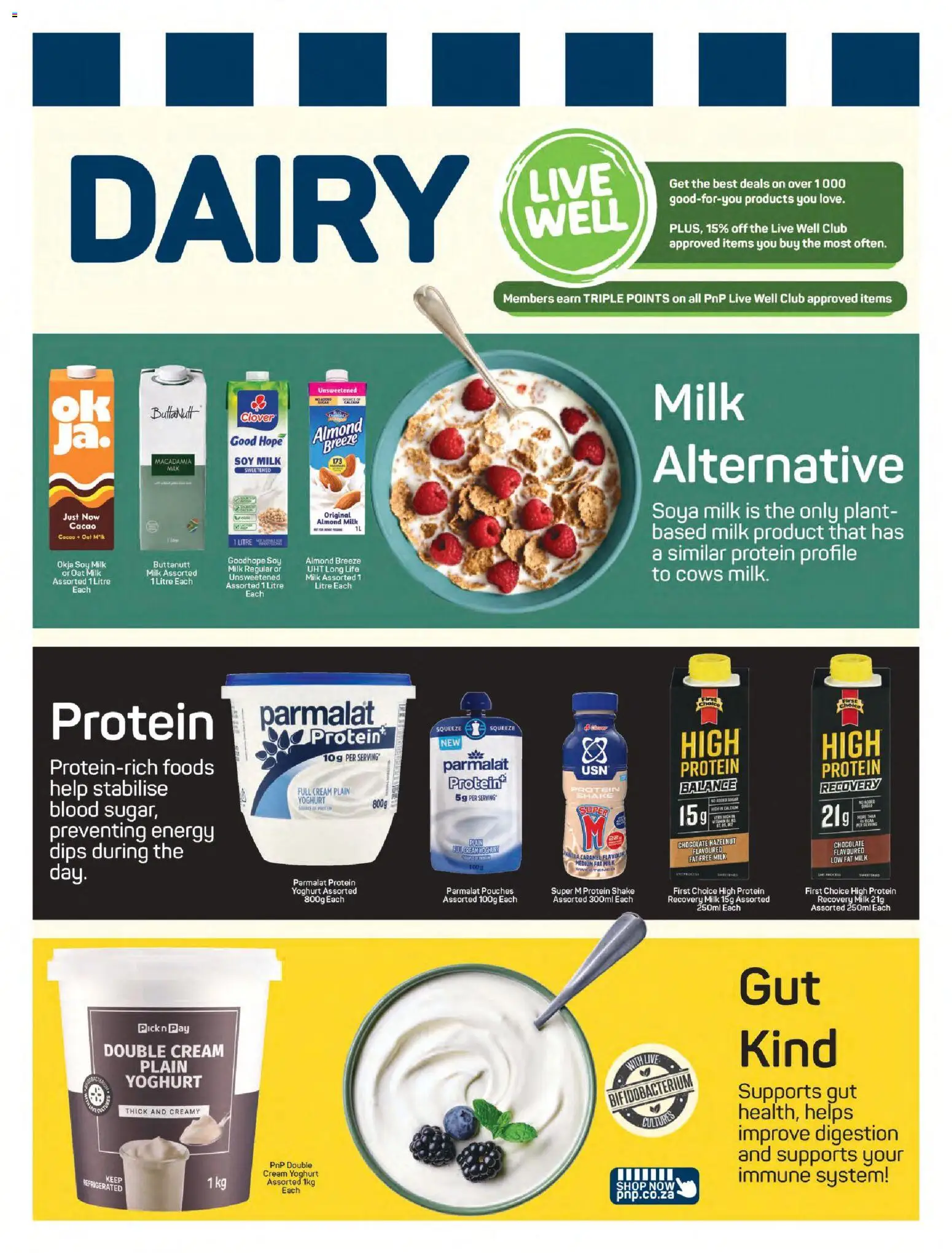 New Pick n Pay catalogue – valid from 20.04.2026 | Page: 6 | Products: Yoghurt, Milk, Cream, Caramel