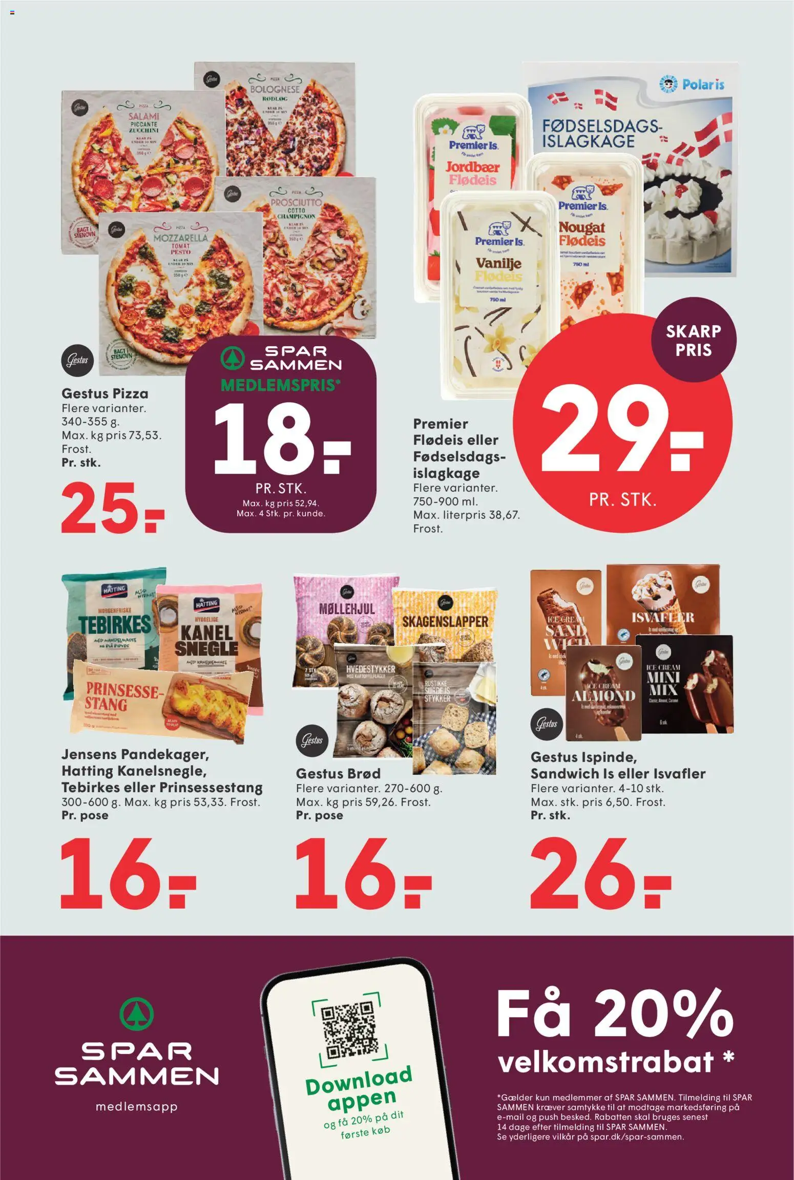 Spar tilbudsavis – gyldig fra 29.05.2026 | Side: 13 | Produkter: Brød, Salami, Tebirkes, Vanilje