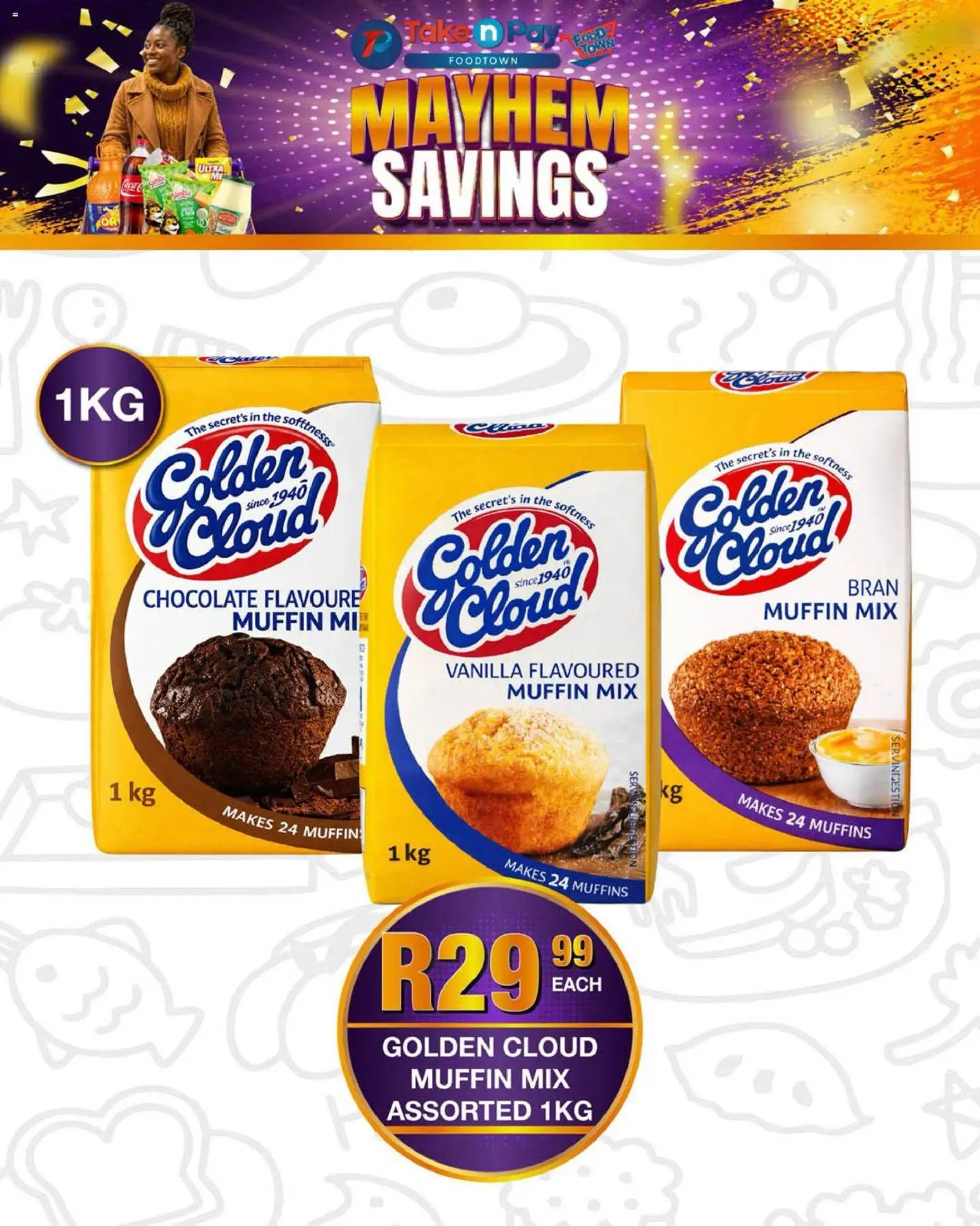 New Take n Pay catalogue – valid from 04.05.2026 | Page: 10 | Products: Muffins, Chocolate