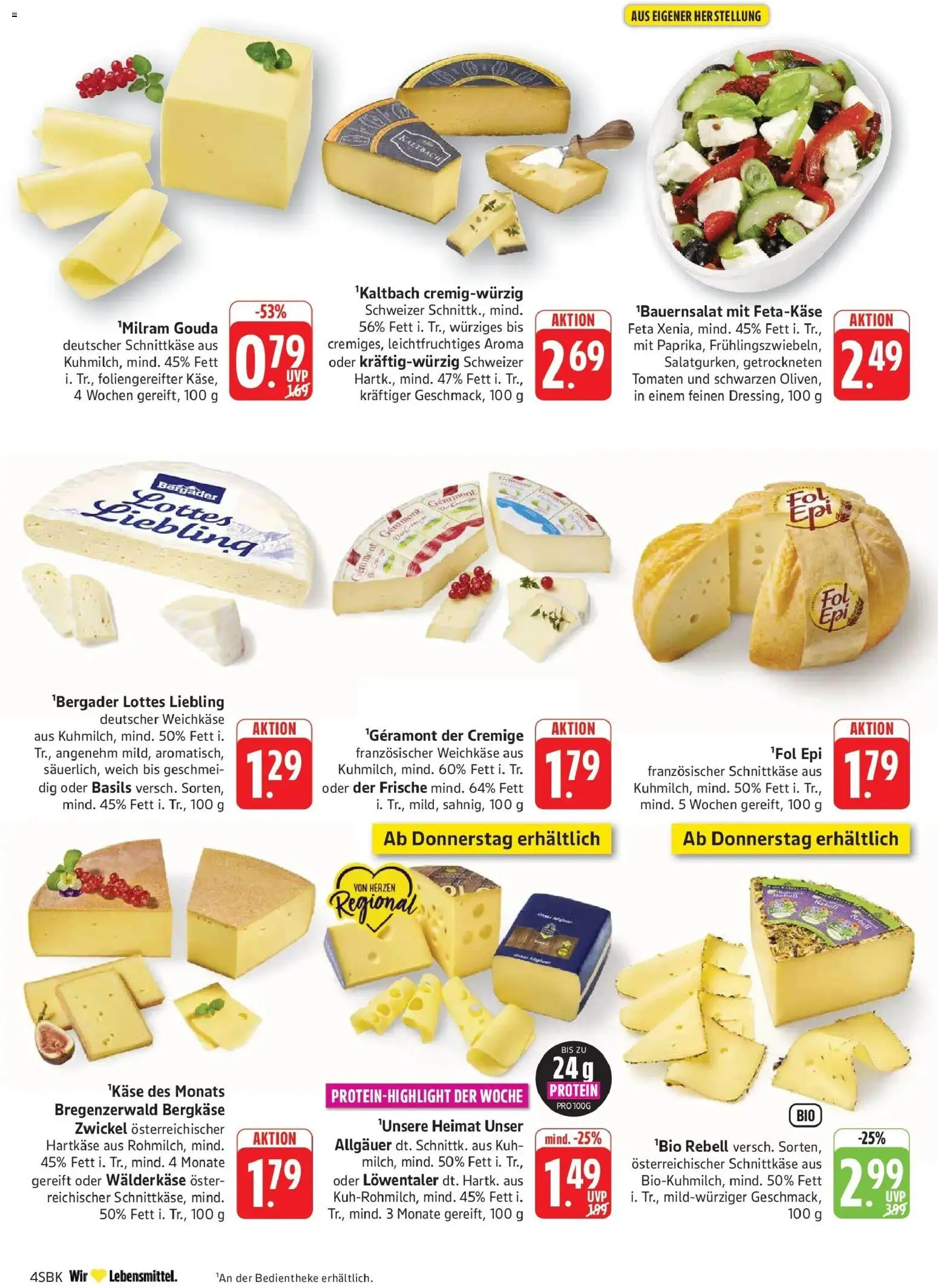 Edeka Prospekt Bad Bergzabern (ab 05.10.2026) » Angebote Online | Seite: 6 | Produkte: Geramont, Feta, Gouda, Tomaten