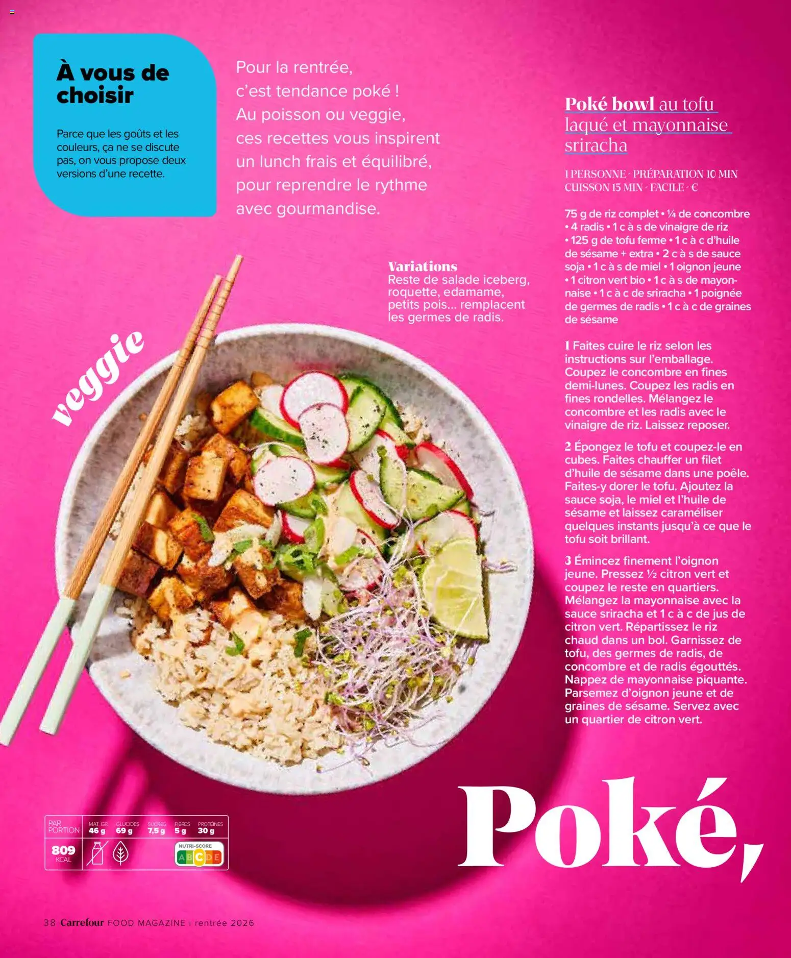 {H1} | Pagina: 38 | Producten: Salade, La, Filet, Tofu
