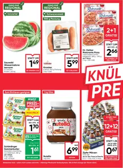 Maximarkt Flugblatt ab 30.07.2026 gültig | Seite: 6 | Produkte: Wassermelone, Butter, Pizza