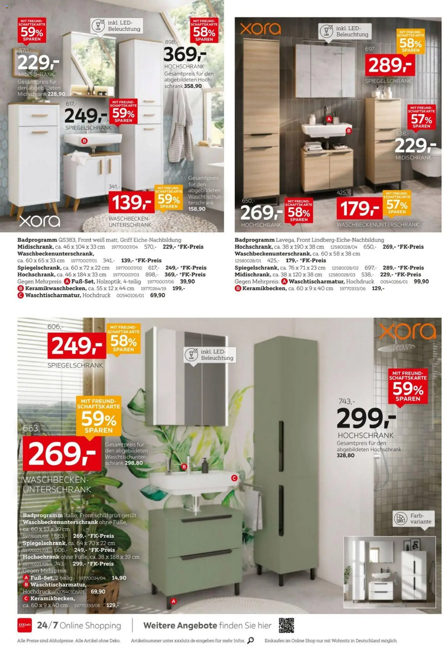 XXXLutz Badzimmertesterinnen und -tester gesucht – gültig ab 29.08.2026 | Seite: 4 | Produkte: Schrank, Waschbecken, Unterschrank, Midischrank