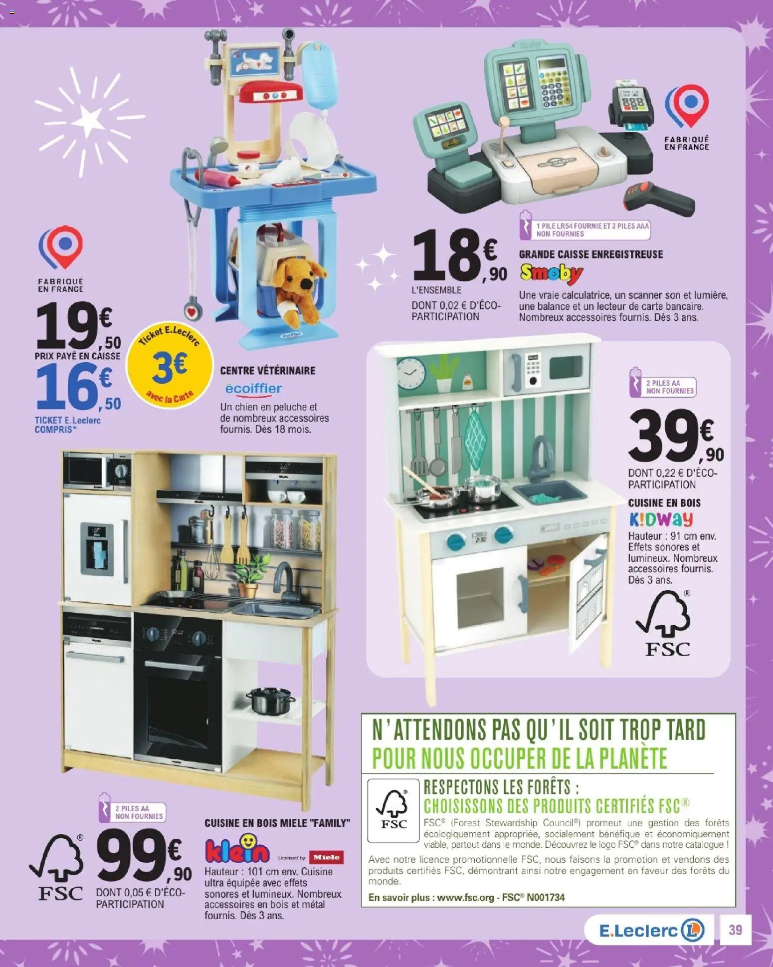 {H1} | Page: 39 | Produits: Piles AA, Peluche, Scanner, Piles
