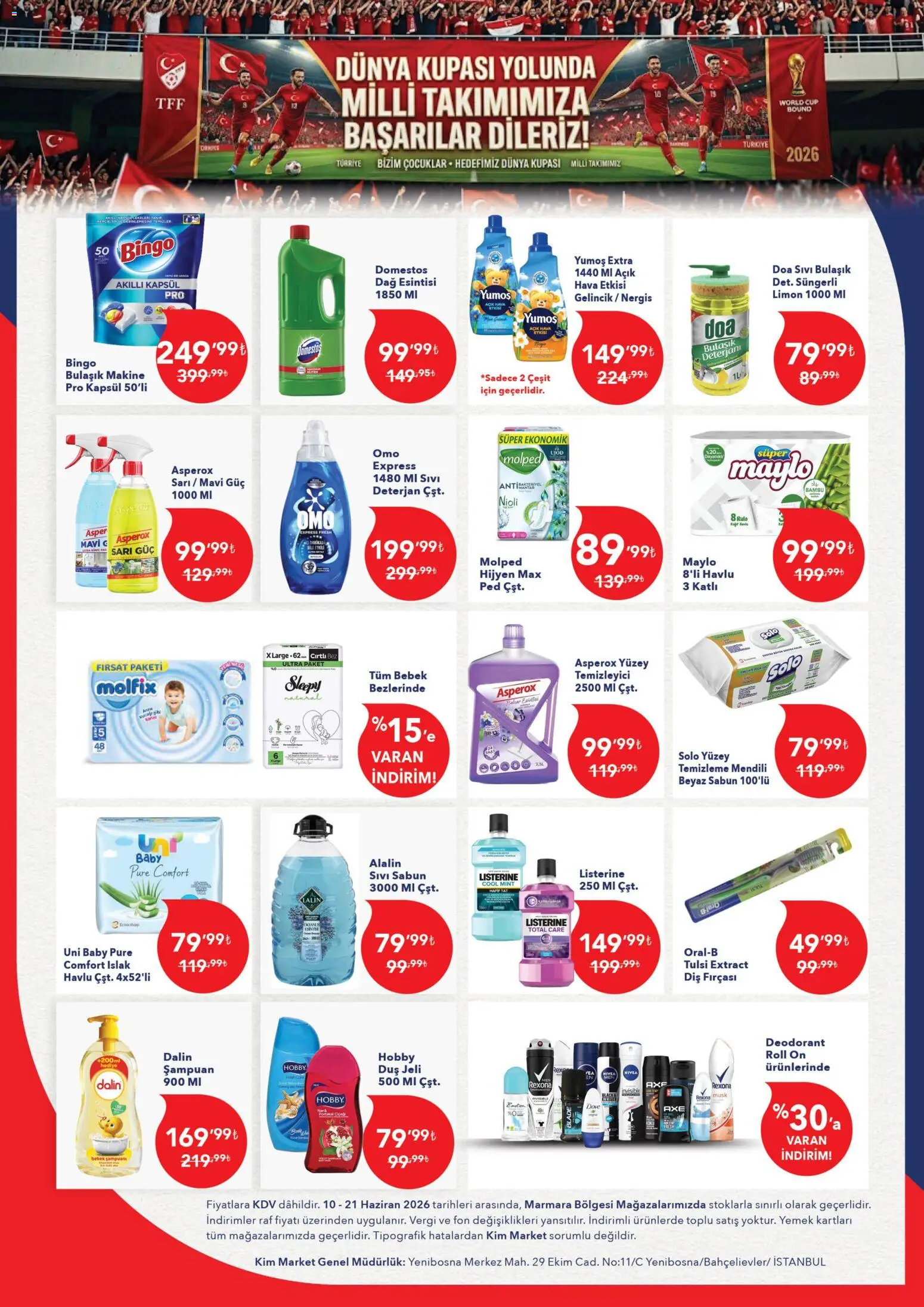 Kim Market Katalog - Marmara Insert - 10.06.2026 tarihinden itibaren geçerlidir | Sayfa: 4 | Ürünler: Şampuan, Duş jeli, Limon, Mantar