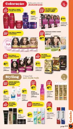 Pré-visualização Pingo Doce Beleza válido de 18/08/2026 | Página: 7 | Produtos: Gloss, Champô, Cera, Óleo