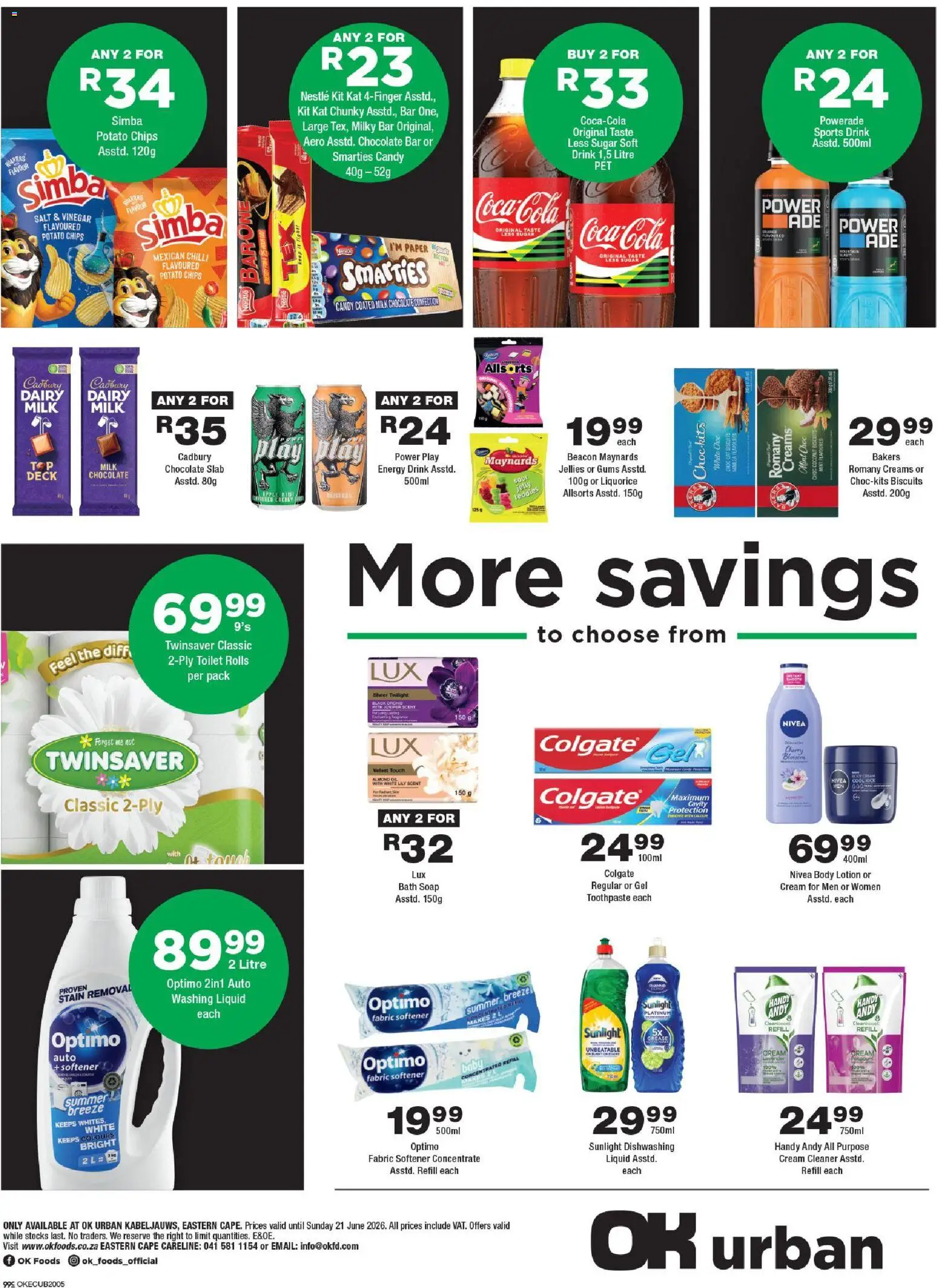 New OK Foods catalogue – valid from 10.06.2026 | Page: 4 | Products: Toilet, Toothpaste, Paper, Salt