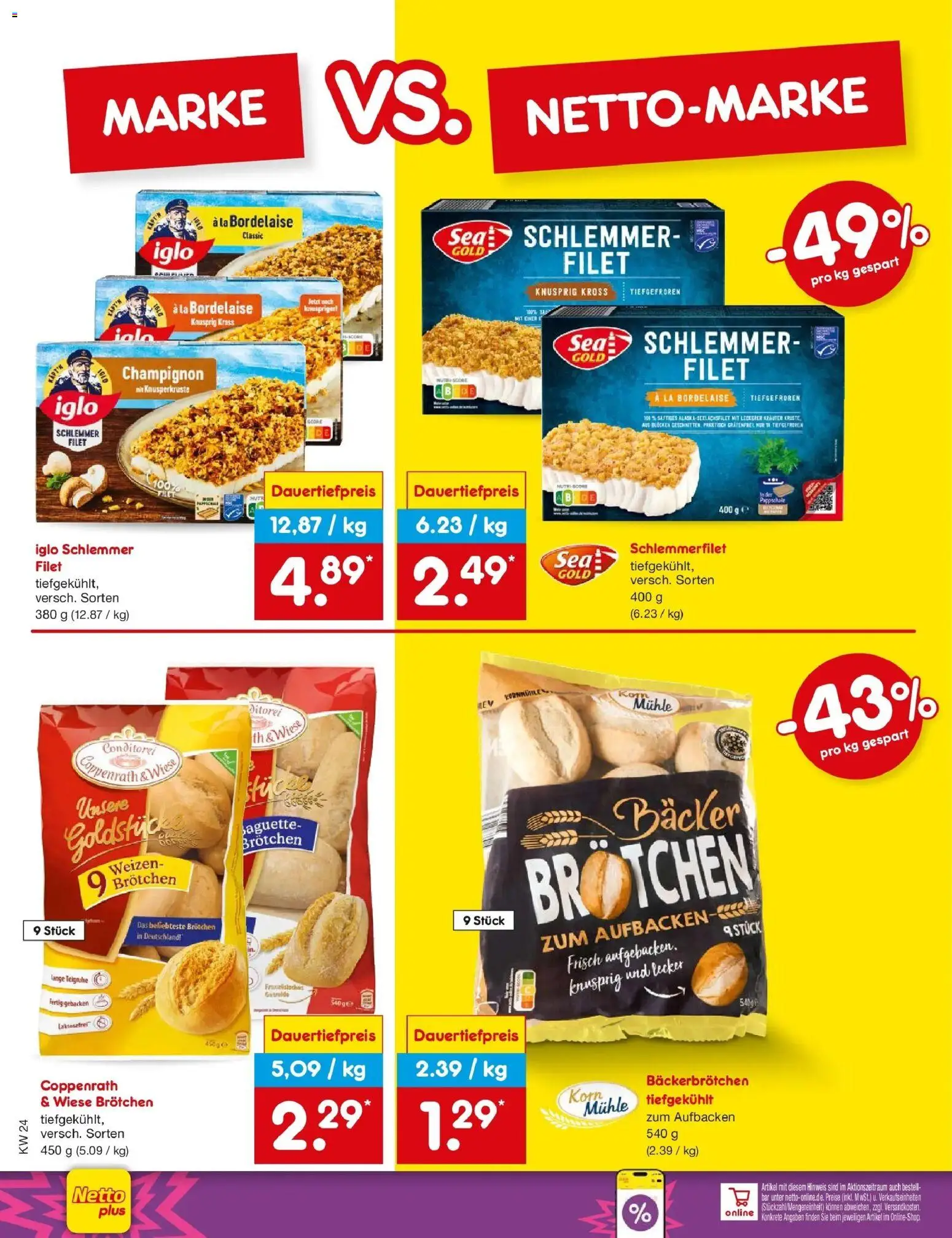 Netto Marken-Discount Prospekt Bremen-Lesum – gültig ab 08.06.2026 | Seite: 62 | Produkte: Mühle, Iglo
