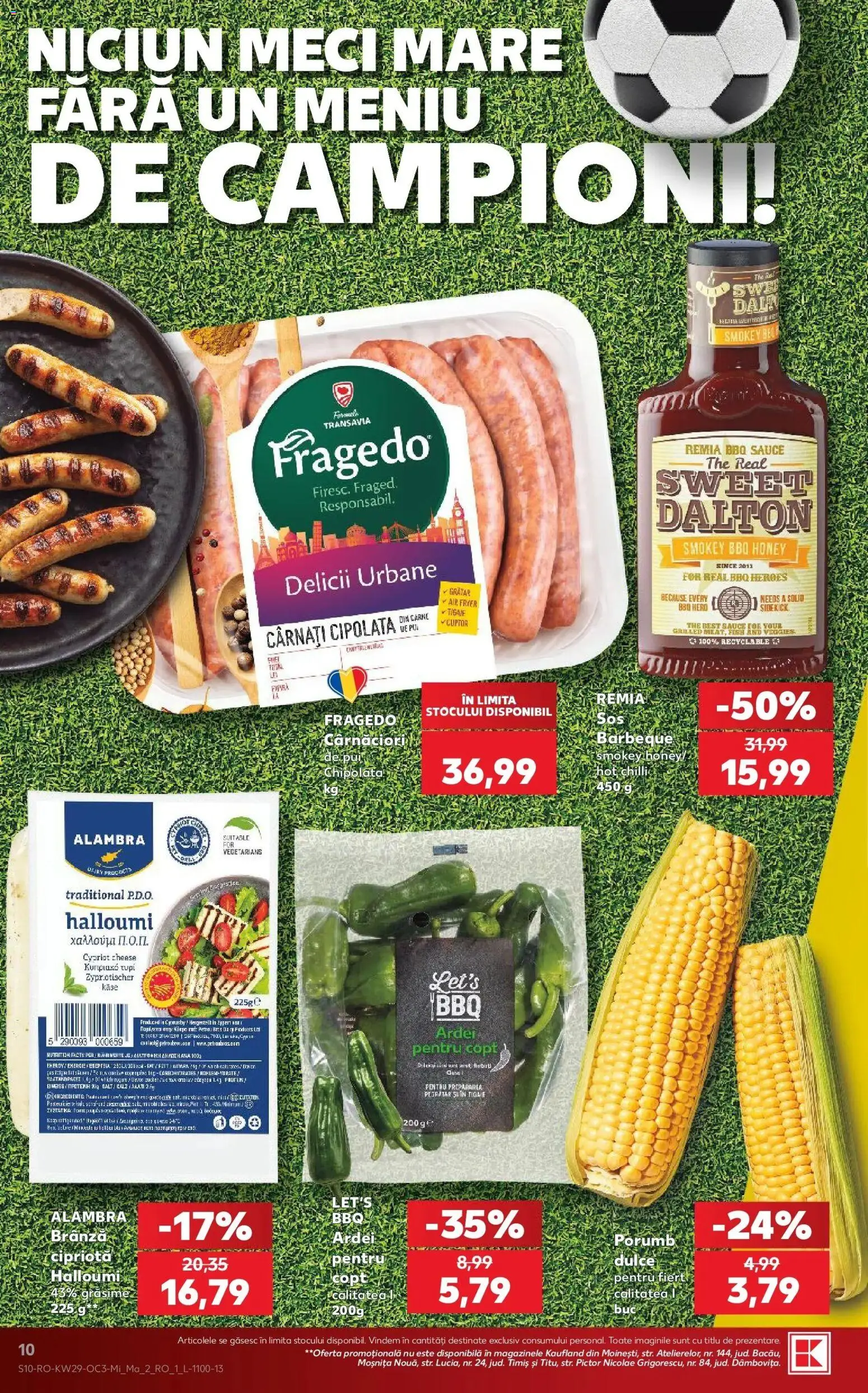 Noul catalog Kaufland – valabil de la 15.07.2026 | Pagină: 10 | Produse: Fier, Grătar, Best, Porumb