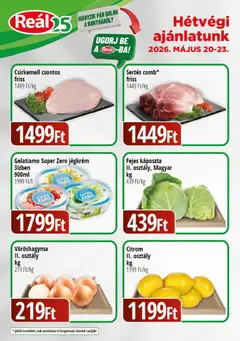Reál Bevásárló hétvége - Kelet Magyarország - amely érvényes a következő dátumtól: 20.05.2026
