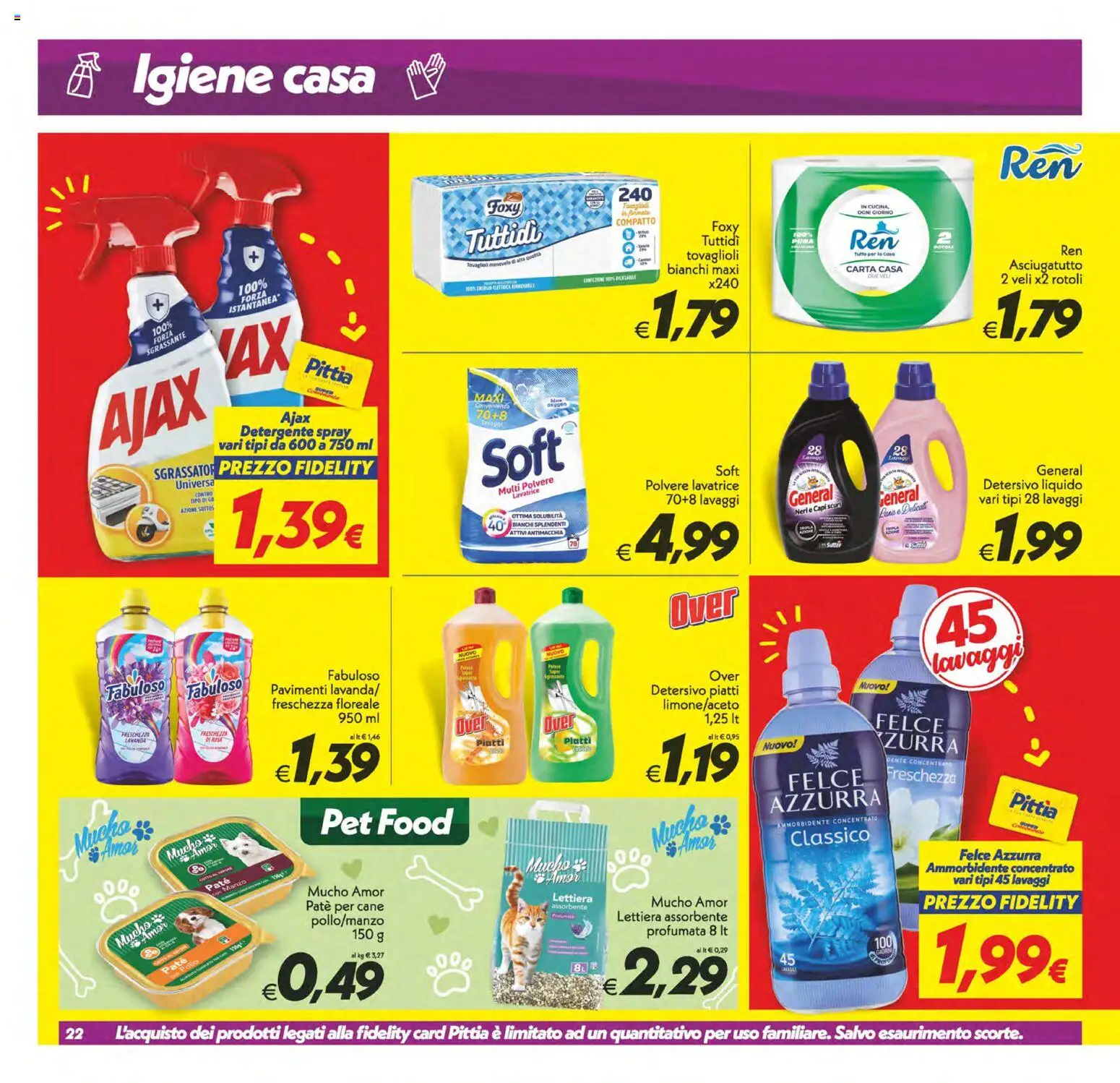 Volantino SuperConveniente del 11/08/2026 | Pagina: 22 | Prodotti: Manzo, Piatti, Asciugatutto, Lavanda