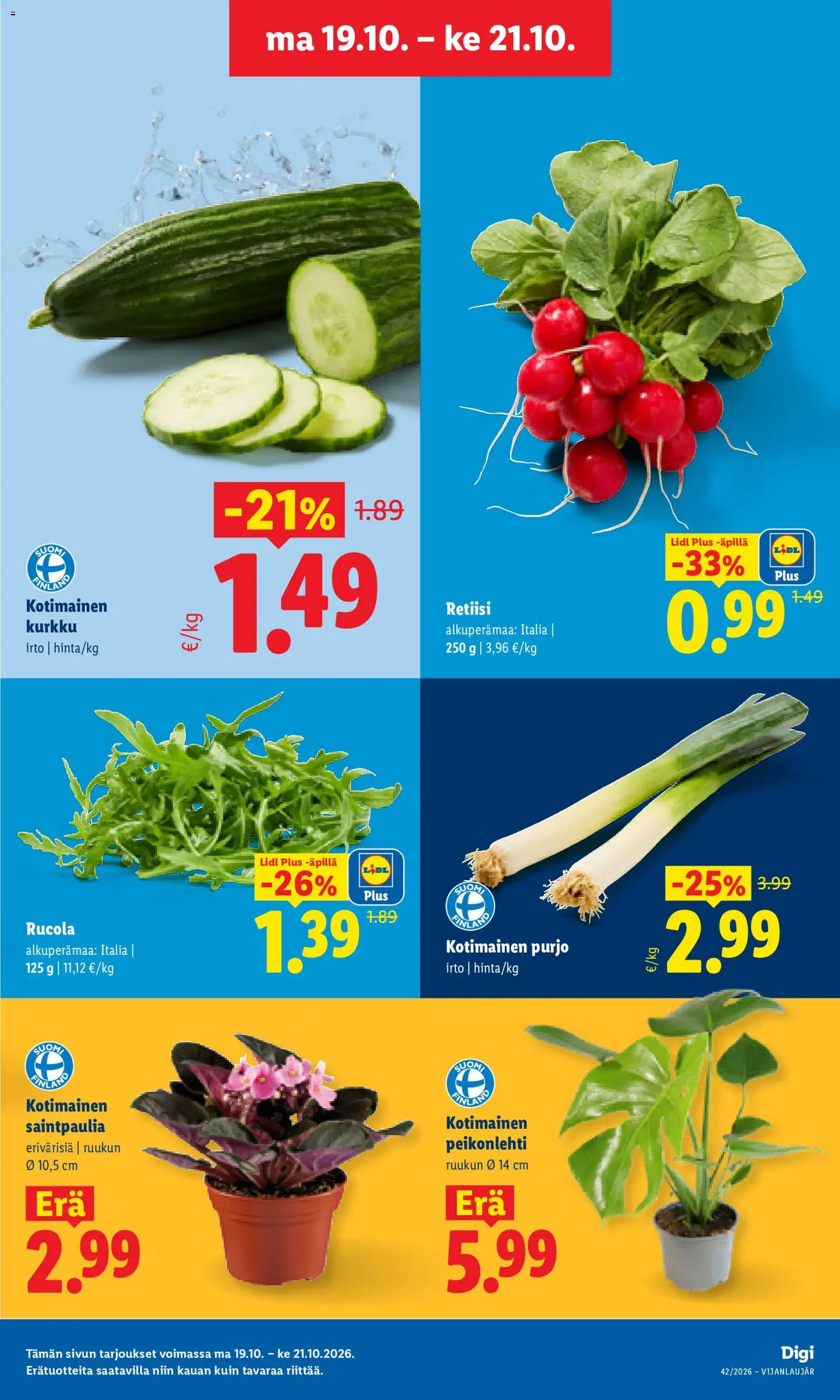 Lidl tarjoukset Vihti – voimassa 19/10/2026 alkaen | Sivu: 3