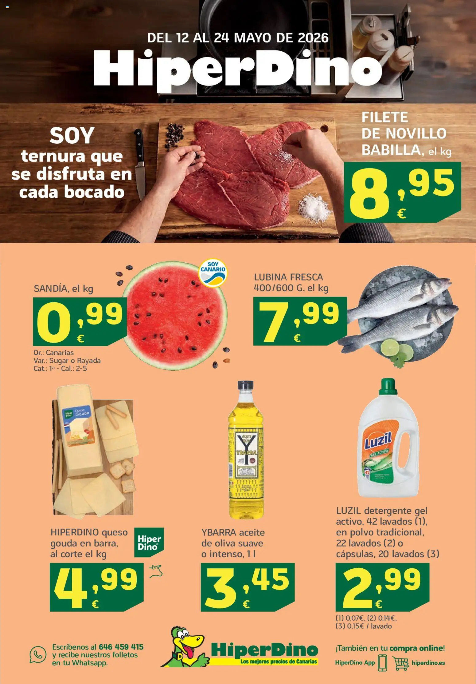 HiperDino folleto │ válido desde el 12.05.2026 | Página: 1