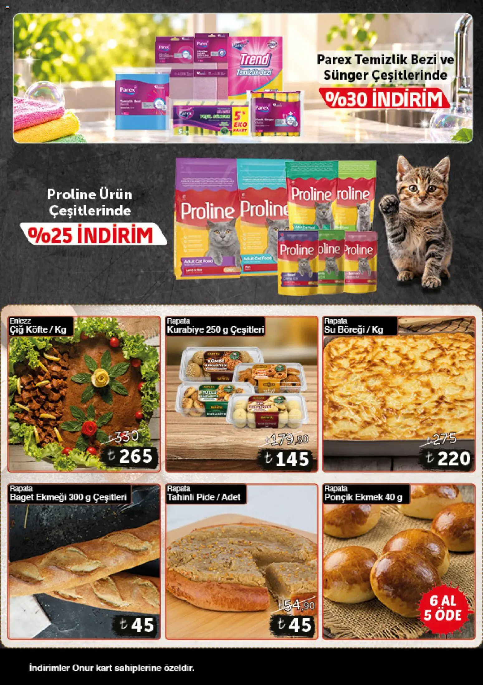 Onur Market - Katalog Gurme - 27 Ekim 2026 tarihinden itibaren geçerlidir | Sayfa: 14 | Ürünler: Ekmek, Kurabiye, Su