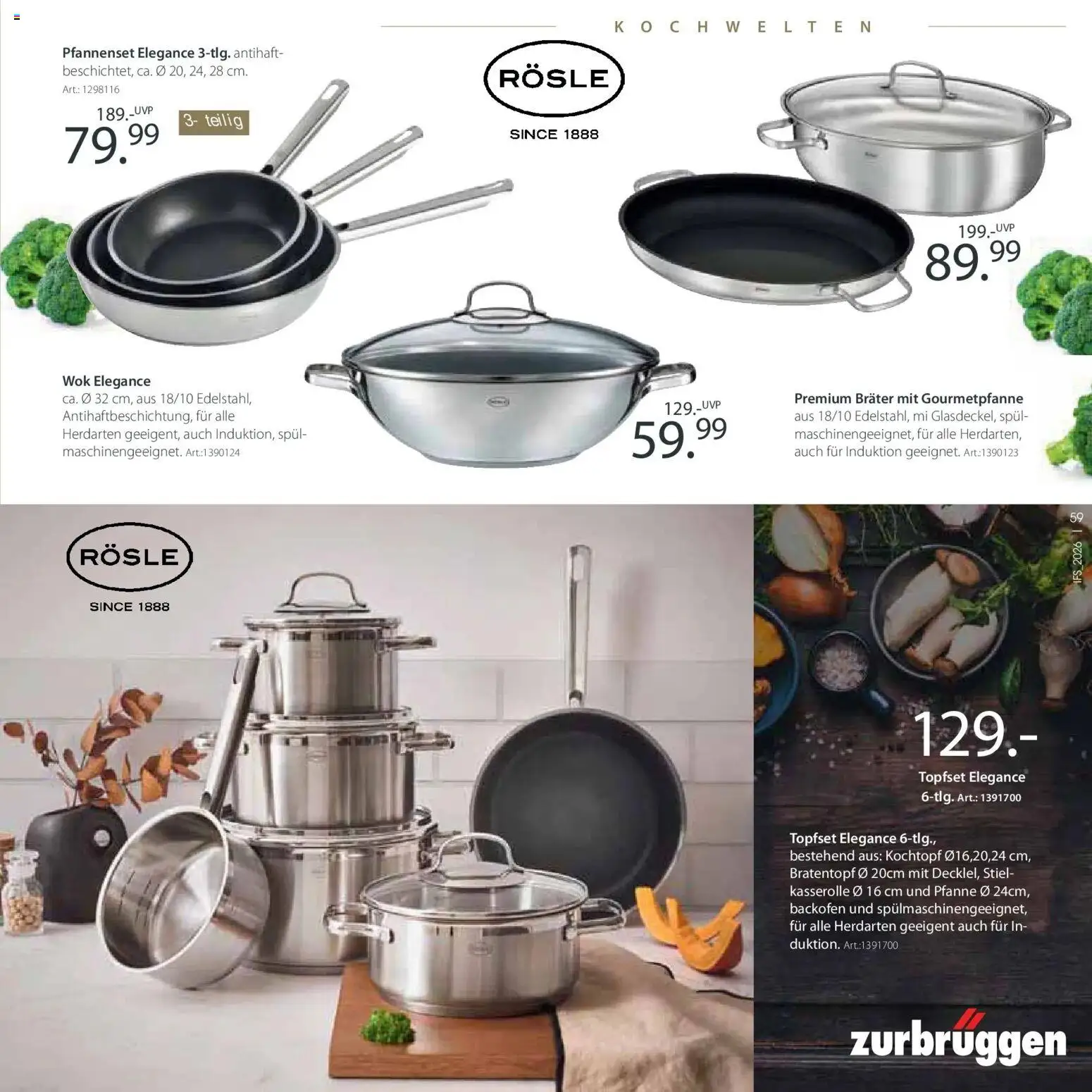 Zurbrüggen Frühlings-Boten für dein zuhause (ab 14.04.2026) zum Blättern | Seite: 57 | Produkte: Backofen, Wok