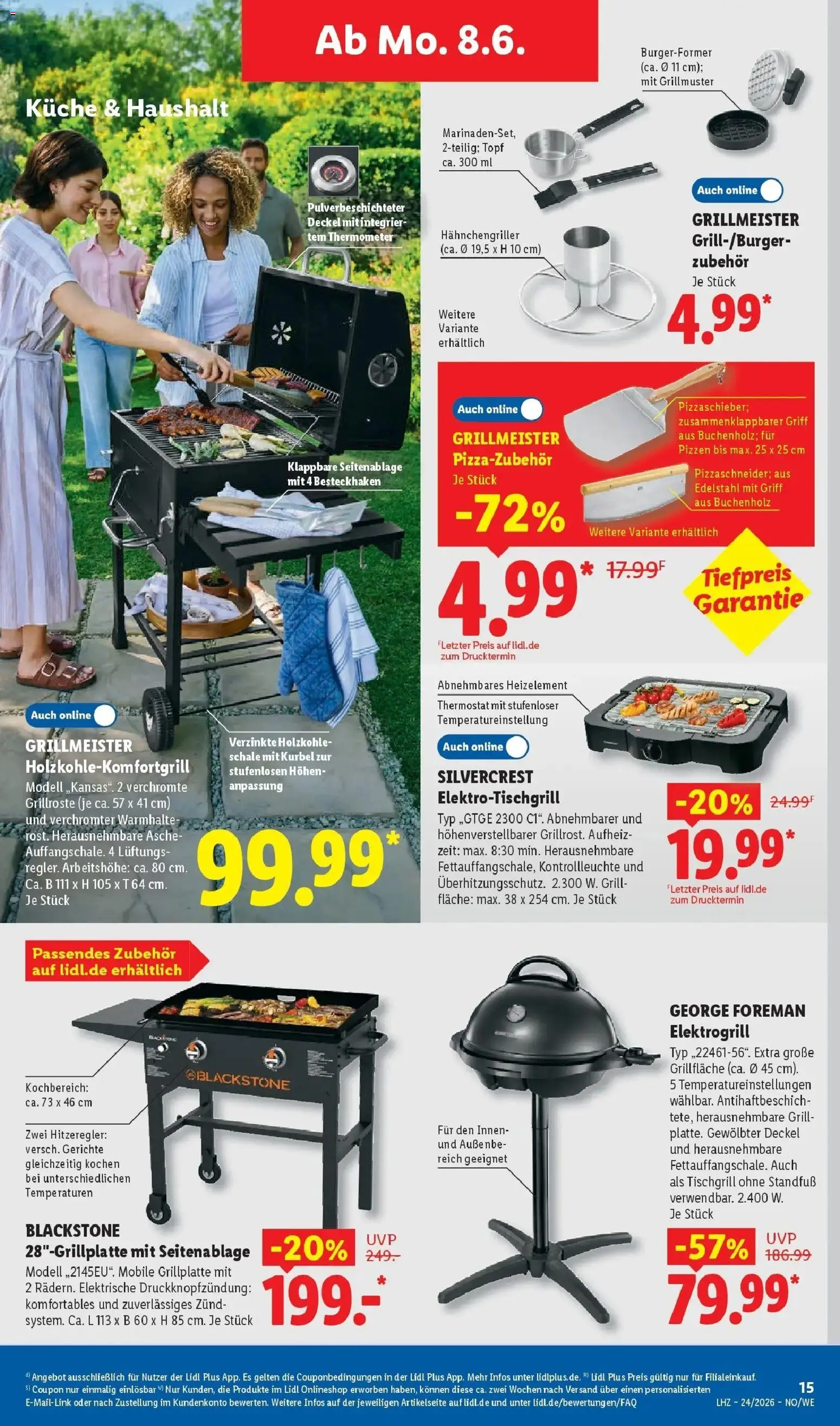 Lidl Prospekt Braunschweig – gültig ab 08.06.2026 | Seite: 27 | Produkte: Grill, Thermometer, Küche