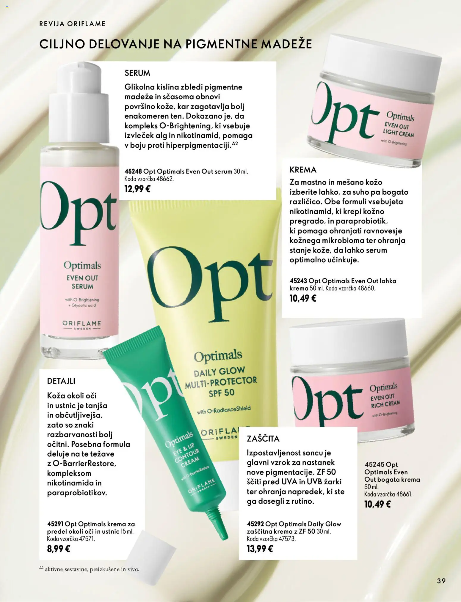 Novi Oriflame katalog ponudbe – veljaven od 07.10.2026 | Stran: 39 | Izdelki: Revija, Krema