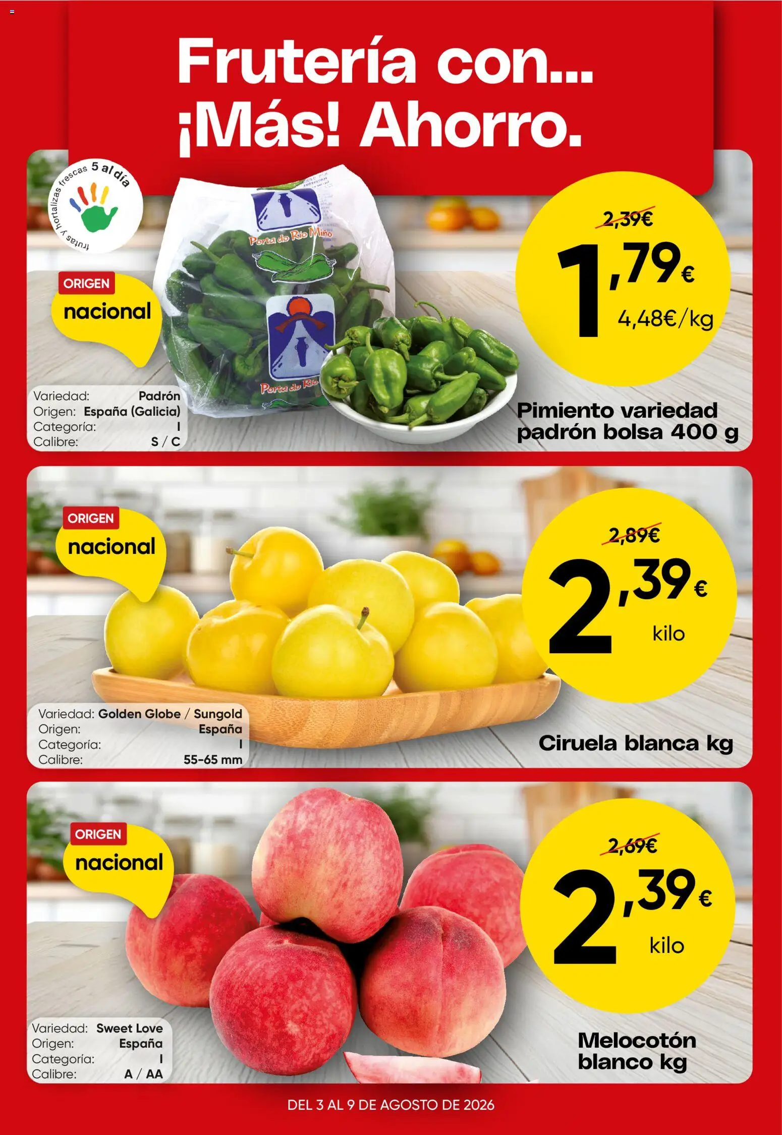 Froiz Oferta semanal │ válido desde el 03/08/2026 | Página: 1