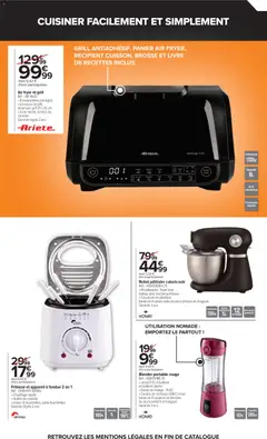 Carrefour - Prévisualisation de Friteuse et appareil à fondue 2 en 1, Chauffage rapide, .Hublot de contrôle, .Inclus : 6 fourchettes, porte-fourchettes, Garantie légale 2 ans valide à partir de 07/07/2026 | Page: 15 | Produits: Batteur, Robot, Bol, Brosse