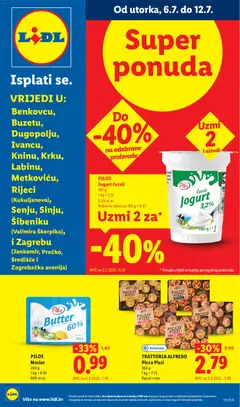 Lidl Super ponuda - Pregled kataloga iz trgovine Lidl, vrijedi od 06.07.2026