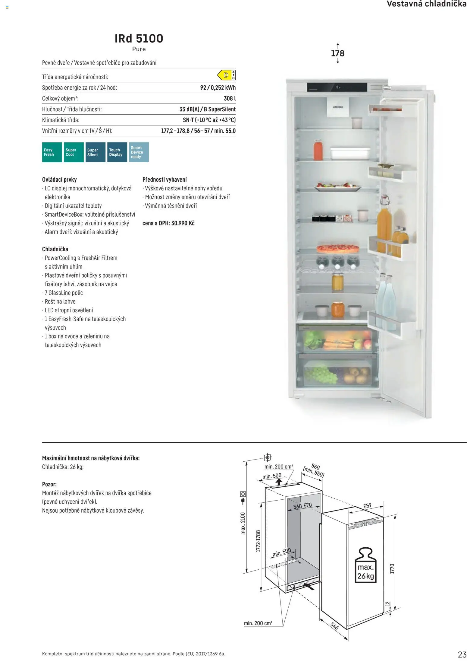 Möbelix leták - Liebherr od 01.10.2025 | Strana: 23 | Produkty: Vejce, Lahve, Dveře, Elektronika