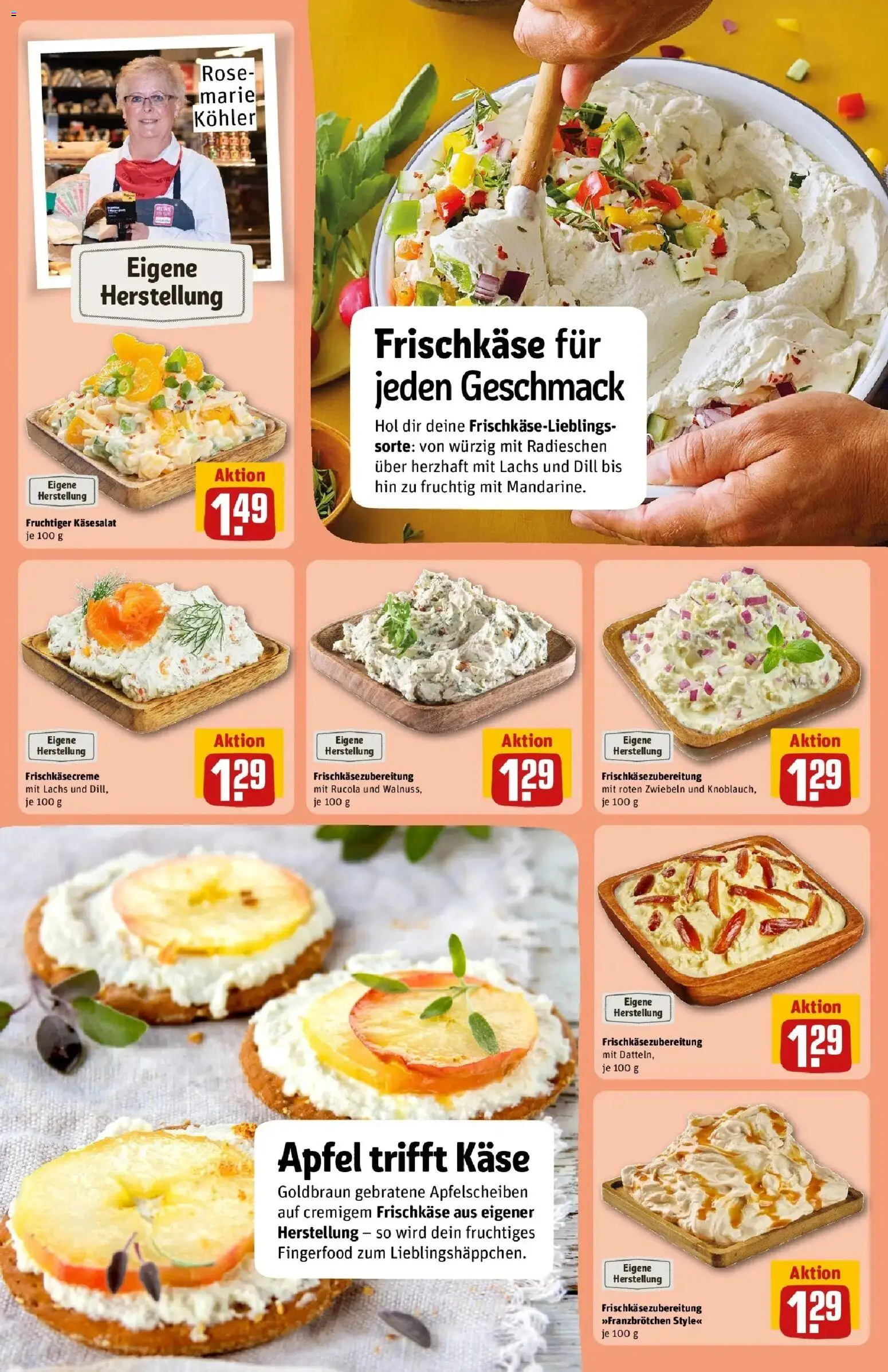 REWE Prospekt ab 24.08.2026 zum Blättern » Angebote | Seite: 12 | Produkte: Käse, Rucola, Äpfel, Lachs