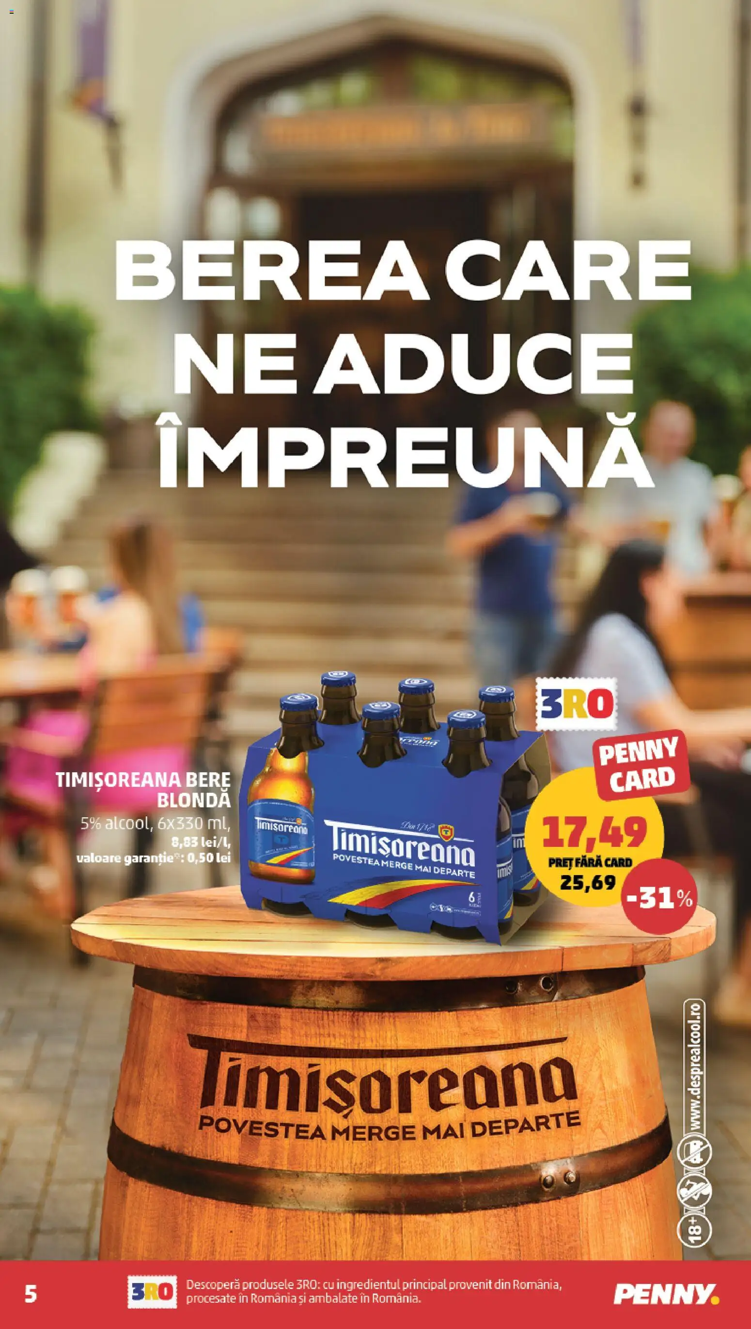 Noul catalog PENNY – valabil de la 19.08.2026 | Pagină: 5 | Produse: Bere