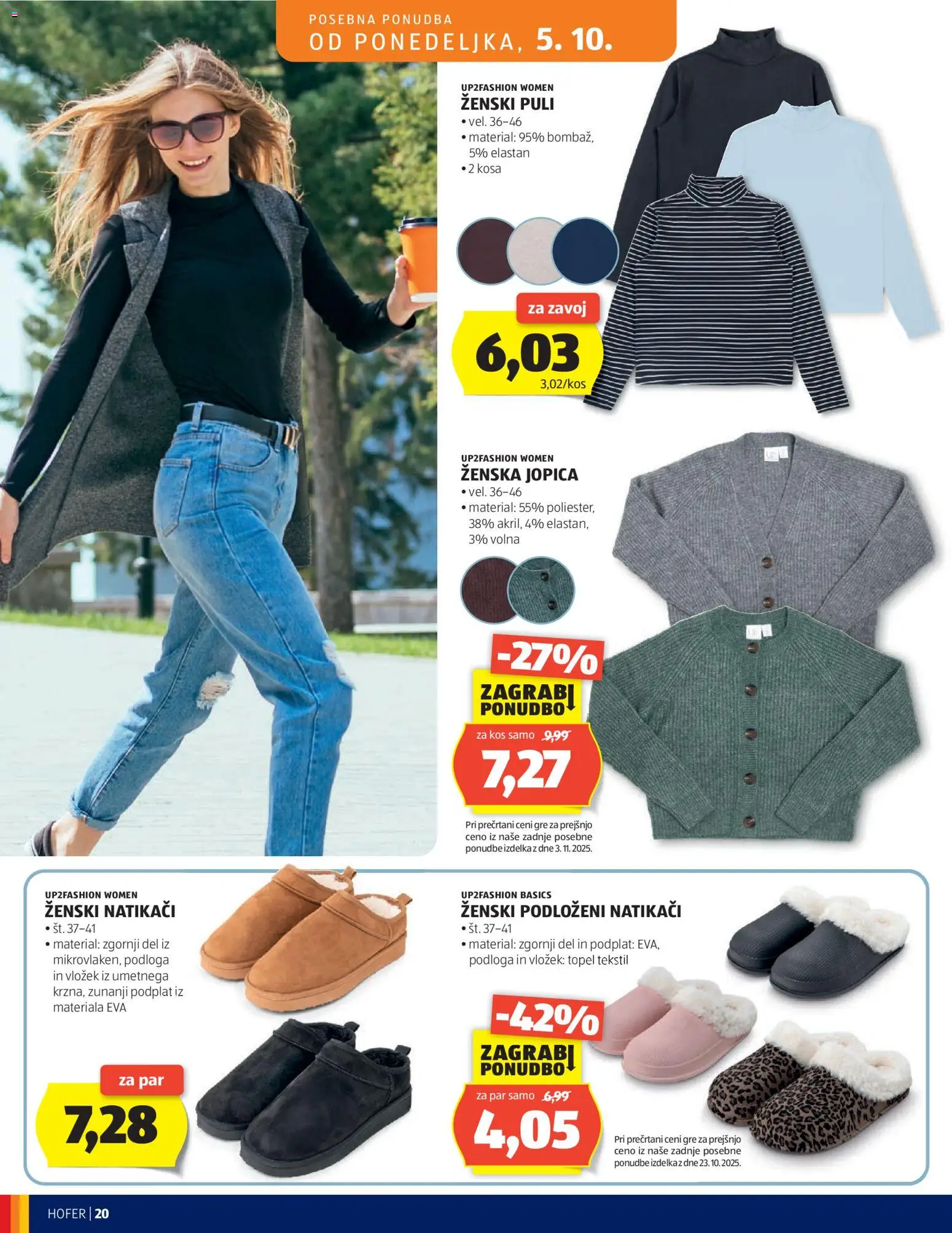 Hofer SI katalog | vrijedi od 30.09.2026 | Stranica: 20 | Proizvodi: Zavoj, Podloga