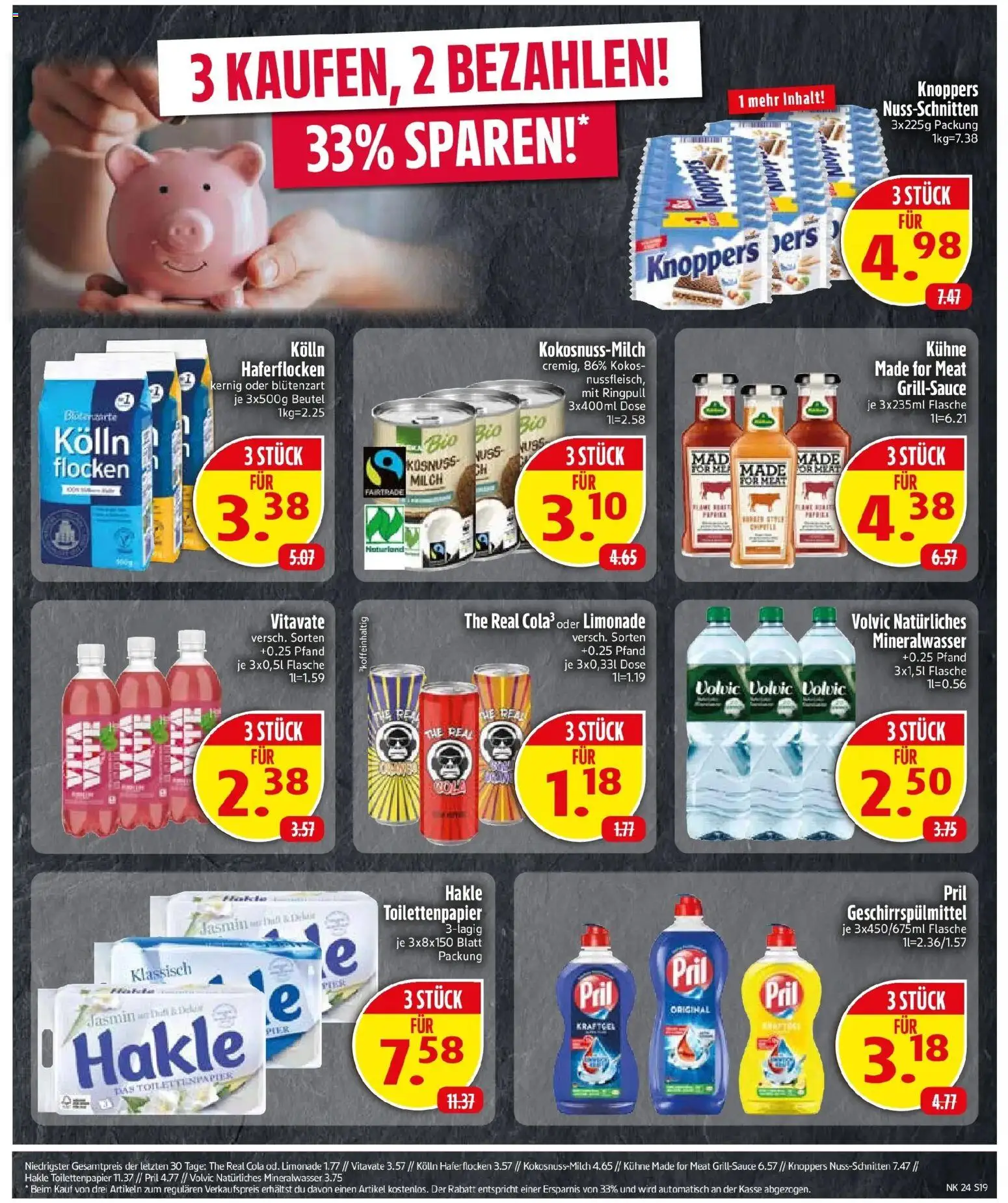 Edeka prospekt Neusäß-Steppach – gültig ab 08.06.2026 | Seite: 21 | Produkte: Kolln, Knoppers, Volvic, Toilettenpapier