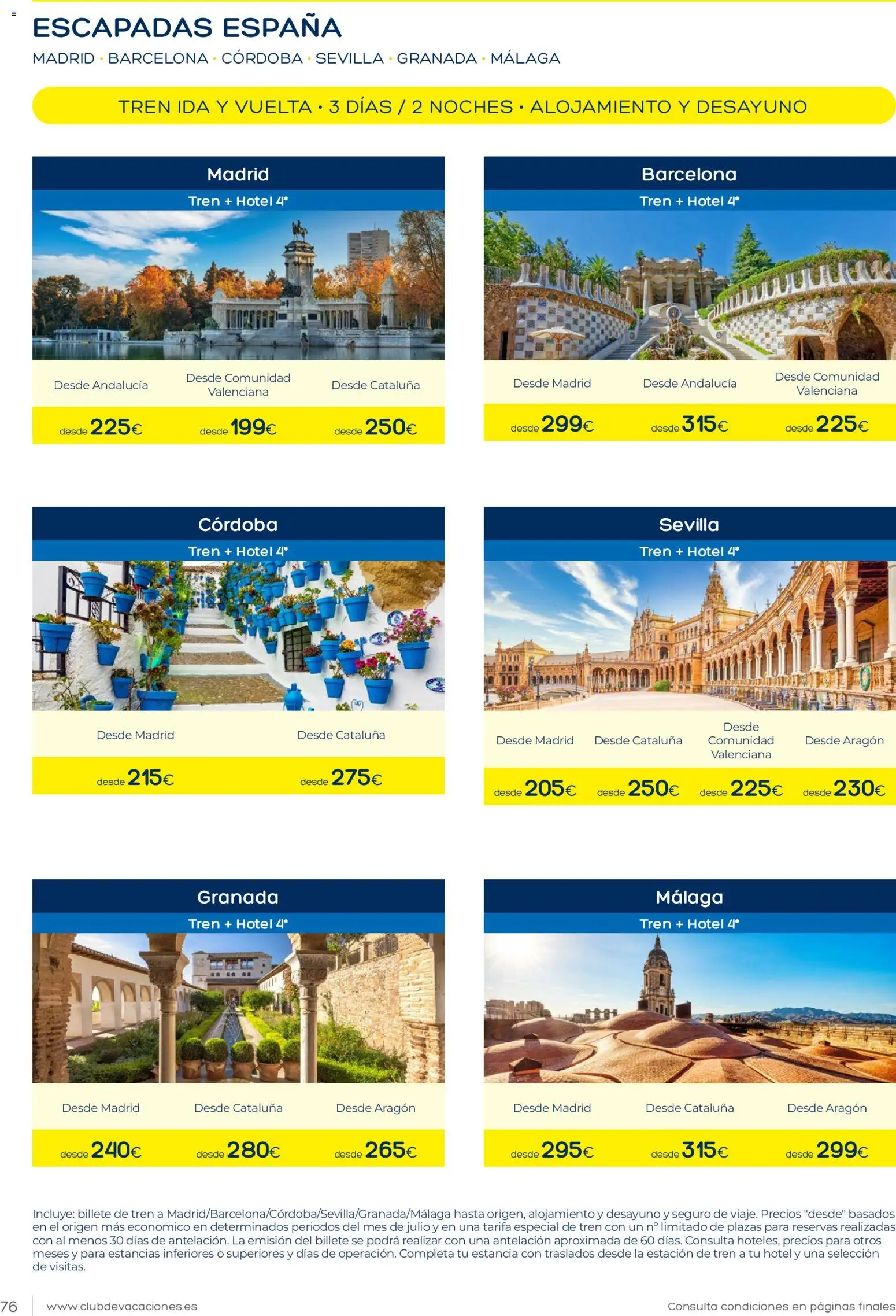 Viajes El Corte Inglés Club de Vacaciones │ válido desde el 01.02.2026 | Página: 76