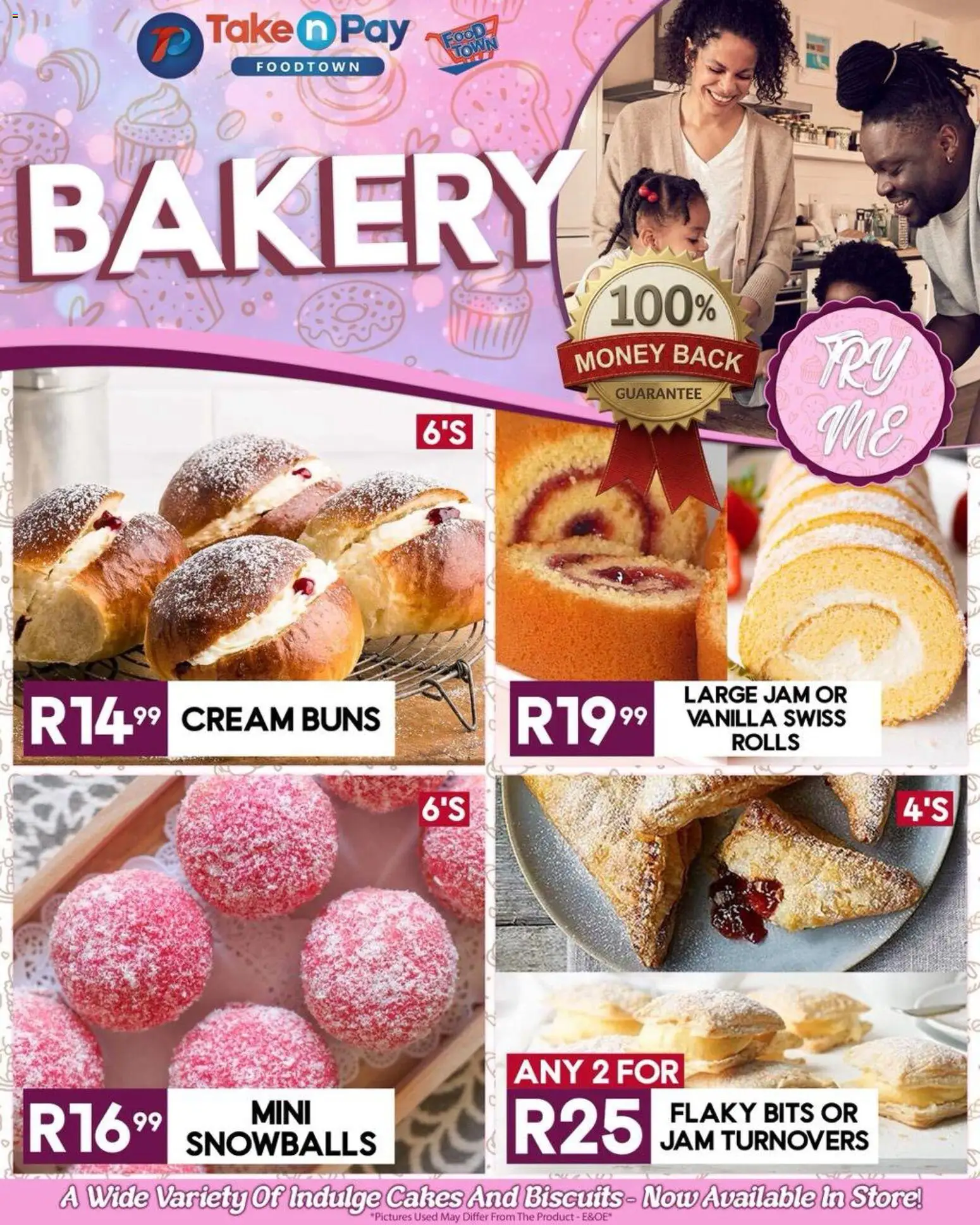 New Take n Pay catalogue – valid from 31.05.2026 | Page: 7 | Products: Jam, Bakery, Buns, Biscuits