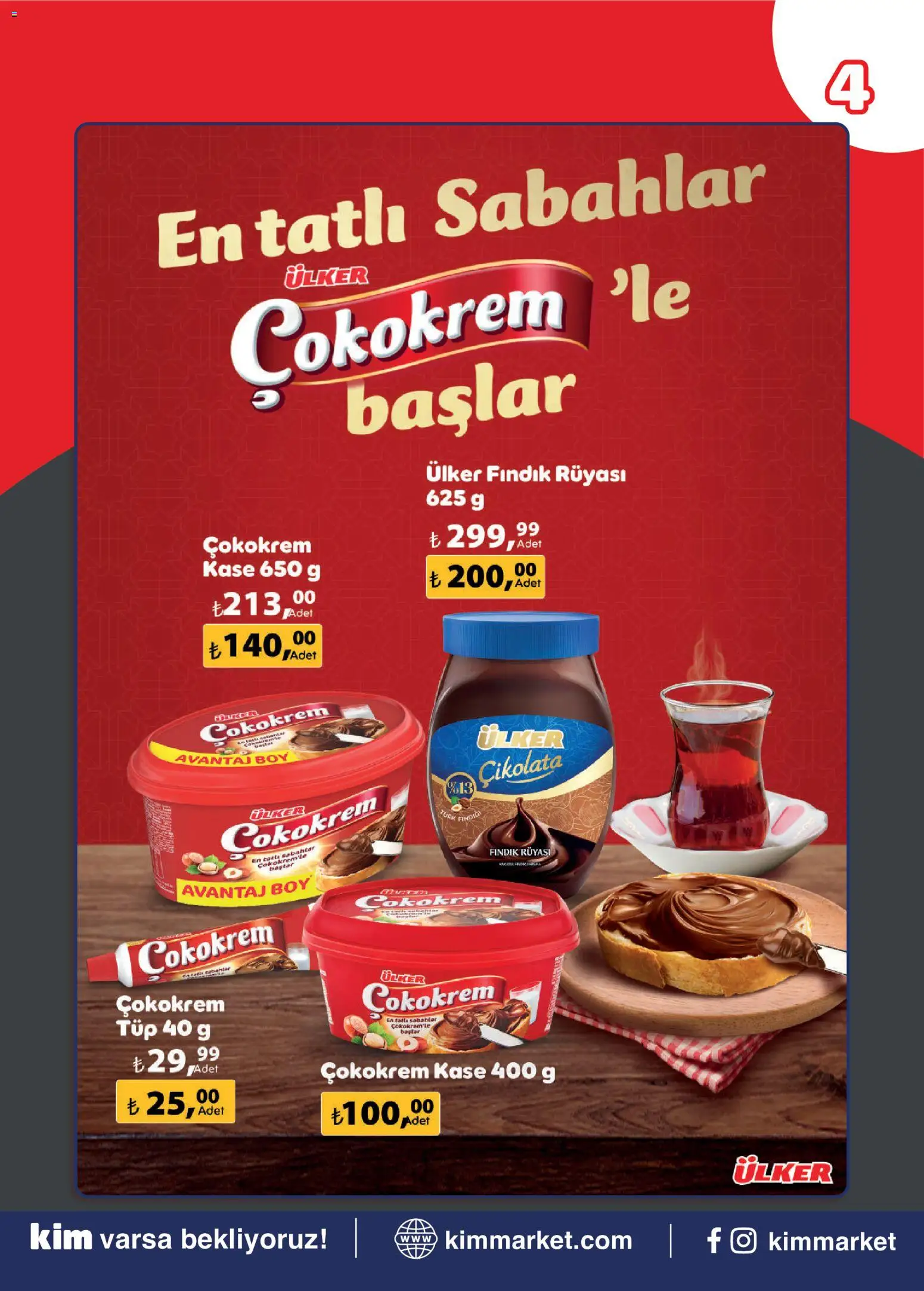 Kim Market Okula hazırlık - 05 Eylül 2026 tarihinden itibaren geçerlidir | Sayfa: 4 | Ürünler: Kaşe, Çikolata, Fındık