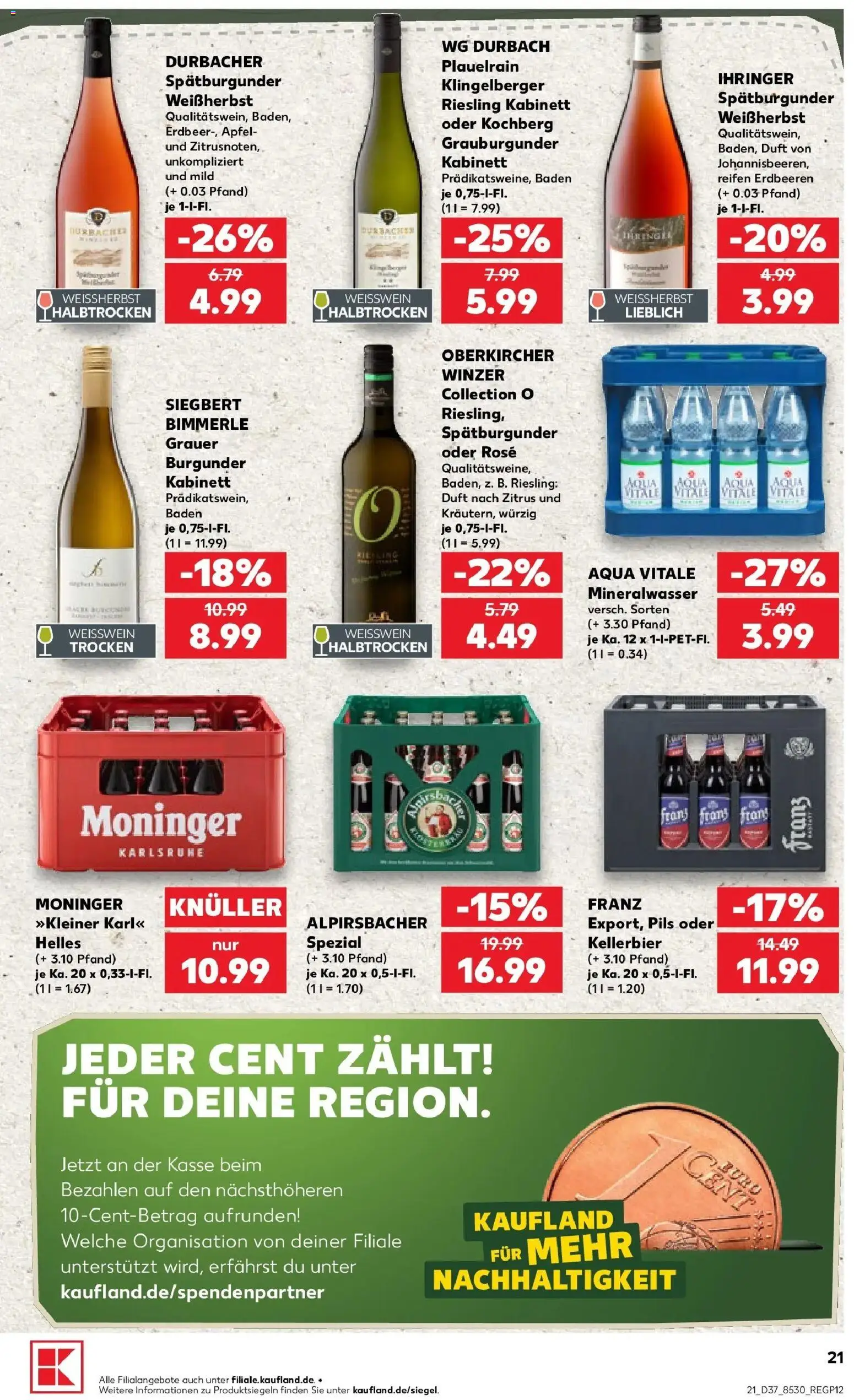 Prospekt Kaufland ab 07.09.2026 » Angebote Online zum Blättern | Seite: 30 | Produkte: Duft, Äpfel, Mineralwasser, Erdbeeren