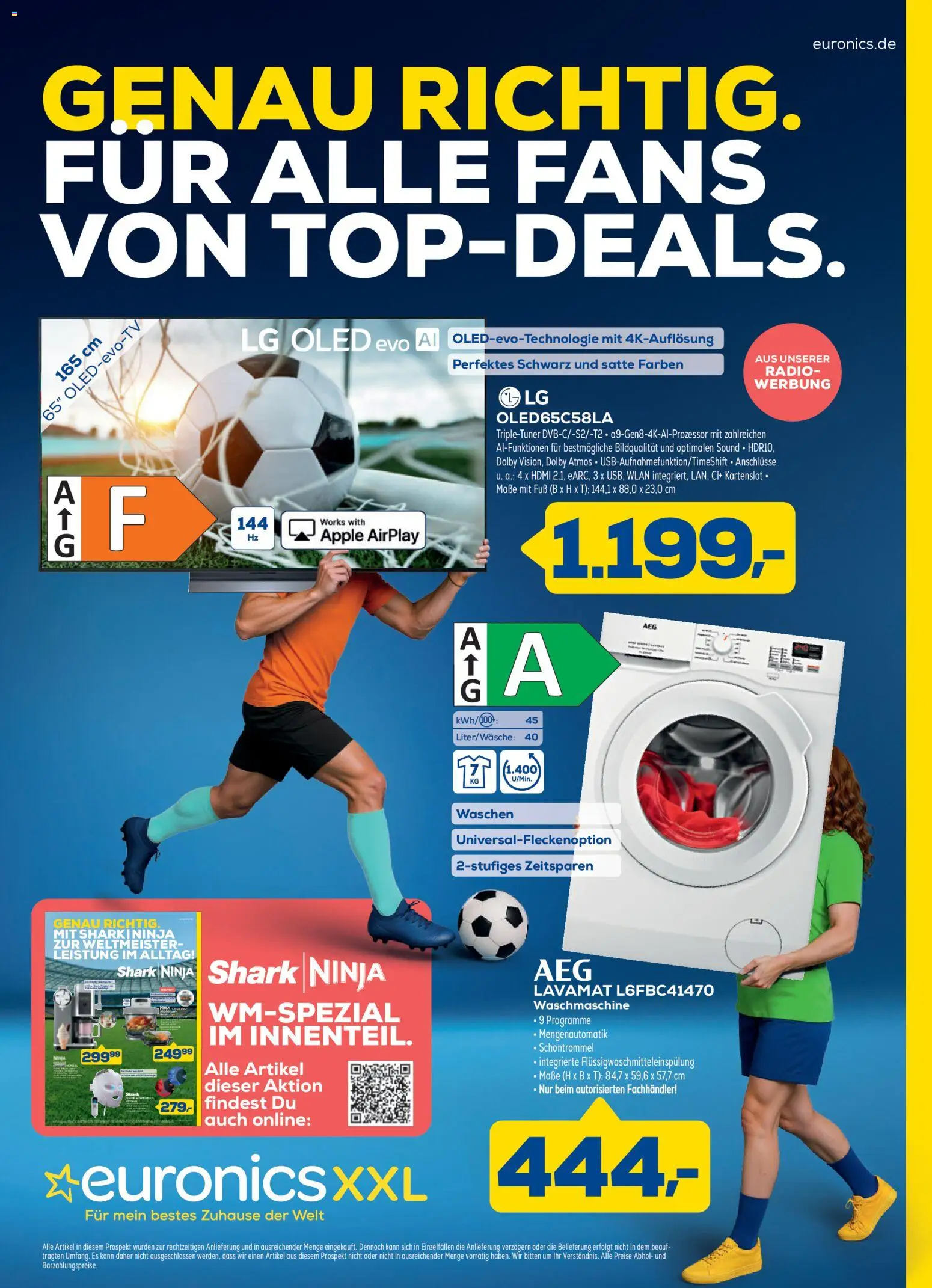 Euronics  Aktueller Prospekt – gültig ab 27.05.2026 | Seite: 1 | Produkte: LG, Waschmaschine, Apple, Radio