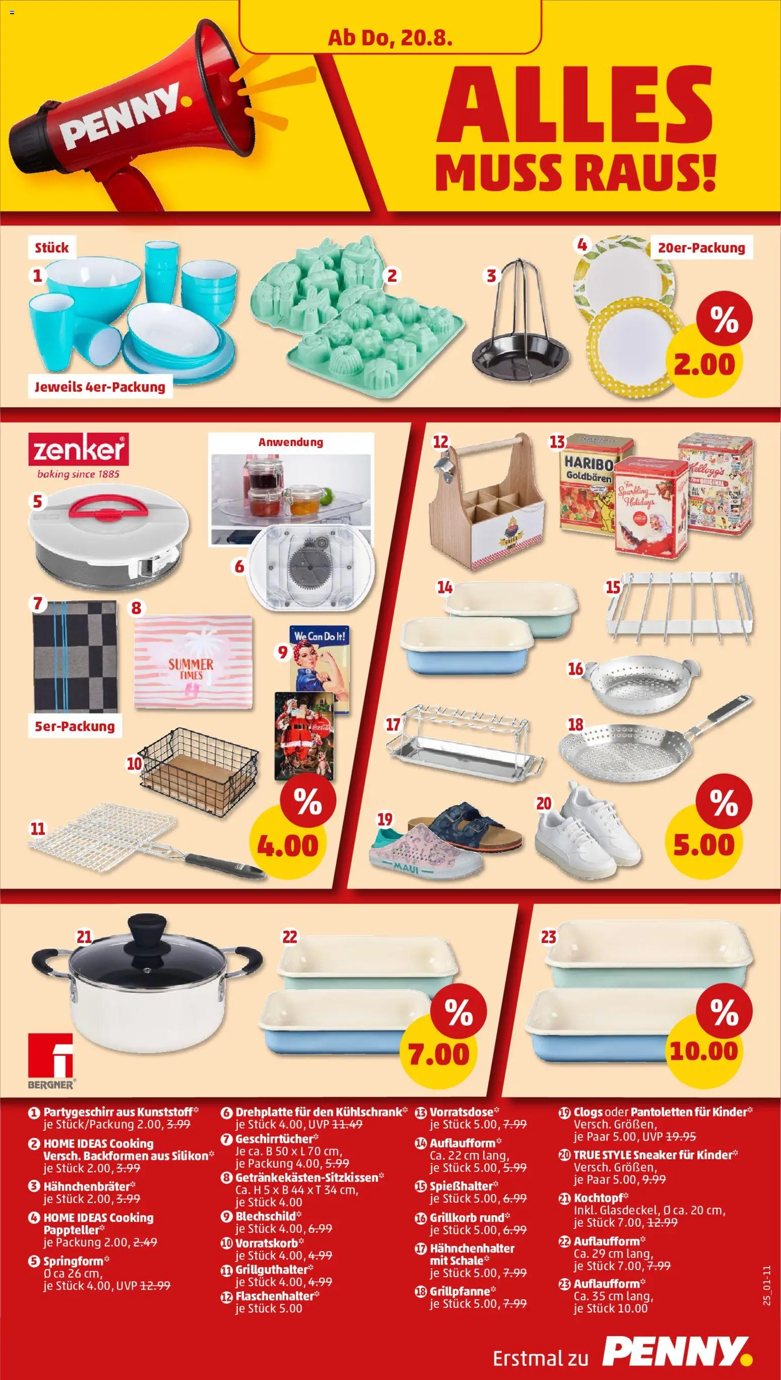 Penny Prospekt – gültig ab 17.08.2026 | Seite: 31 | Produkte: Grill, Haribo, Kühlschrank, Kellogg's