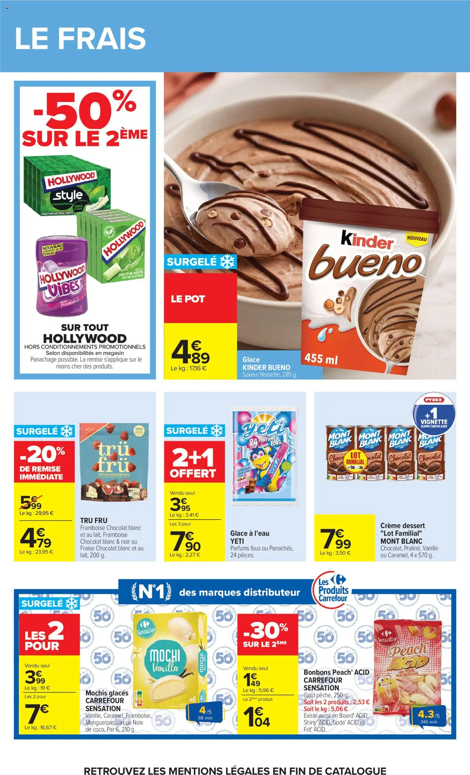 {H1} | Page: 35 | Produits: Glaces, Framboise, Bonbons, Crème