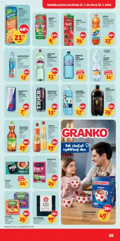 Náhled letáku MATTONI, ESENCE*, jemně perlivá, s příchutí, pomeranče, 1,5 l od 22.07.2026 | Strana: 20