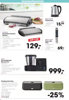 Hanos folder - Non food - Voorbeeld van een folder van Hanos, geldig van 19-10-2026 | Pagina: 2 | Producten: Mes, Vacumeermachine, Waterkoker, Glas