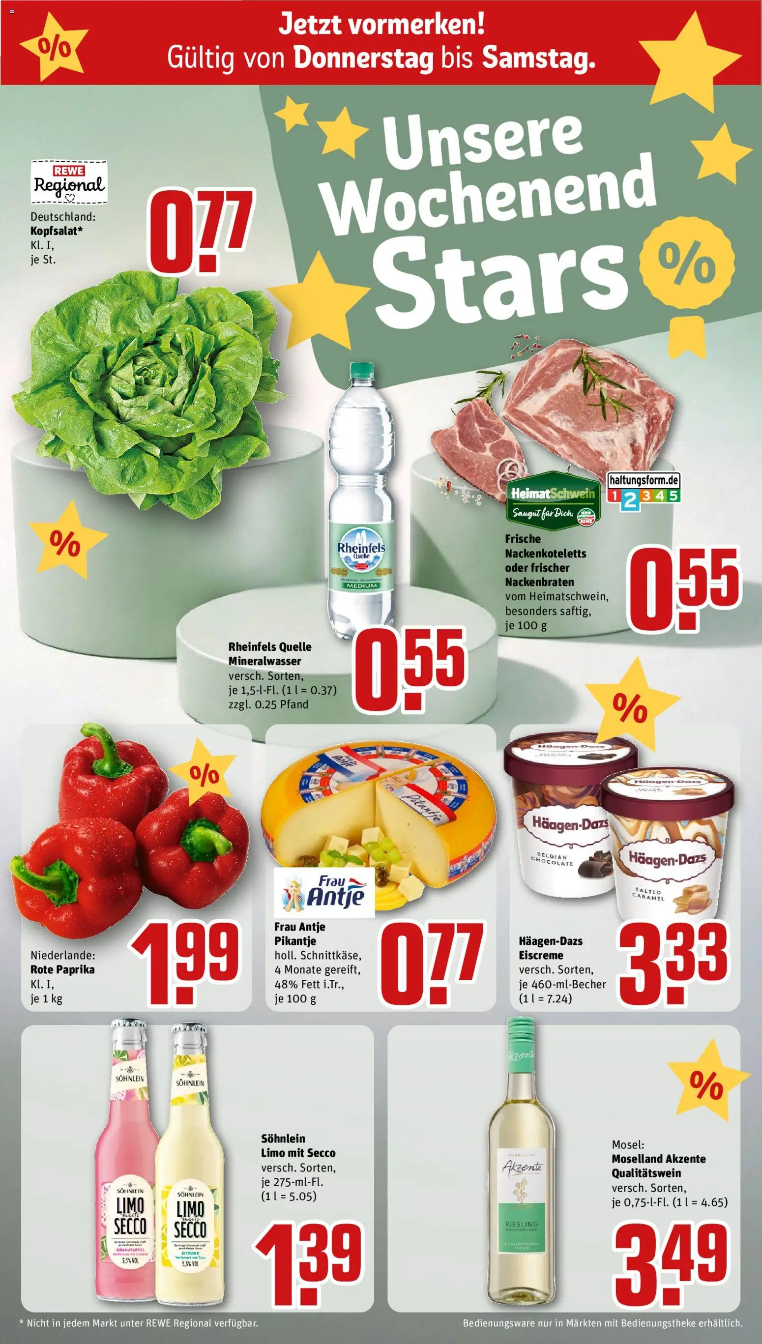 Rewe ihr Kaufpark Prospekt – gültig ab 13.07.2026 | Seite: 26 | Produkte: Granatapfel, Eiscreme, Mineralwasser, Paprika