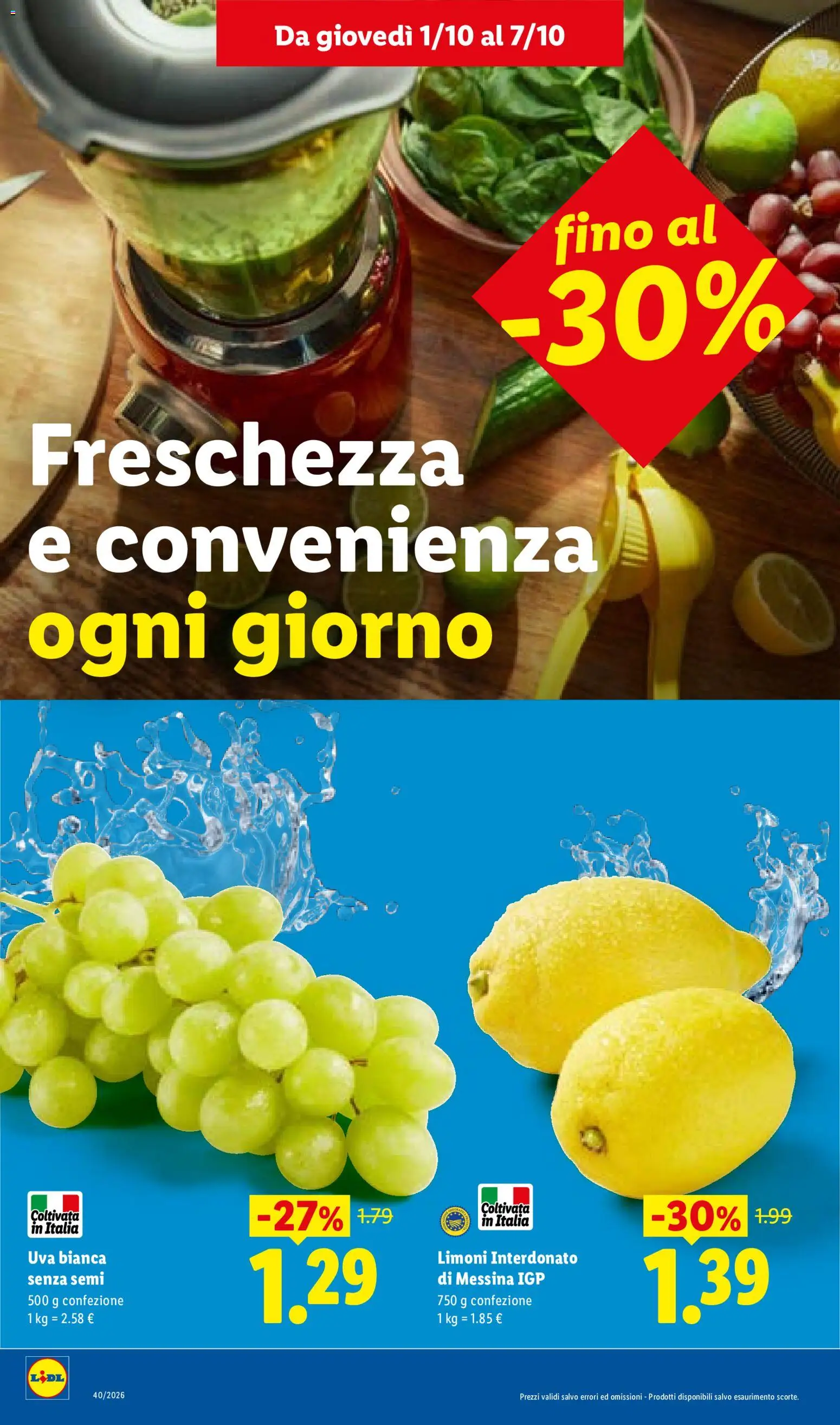 Volantino Lidl del 01/10/2026 | Pagina: 4