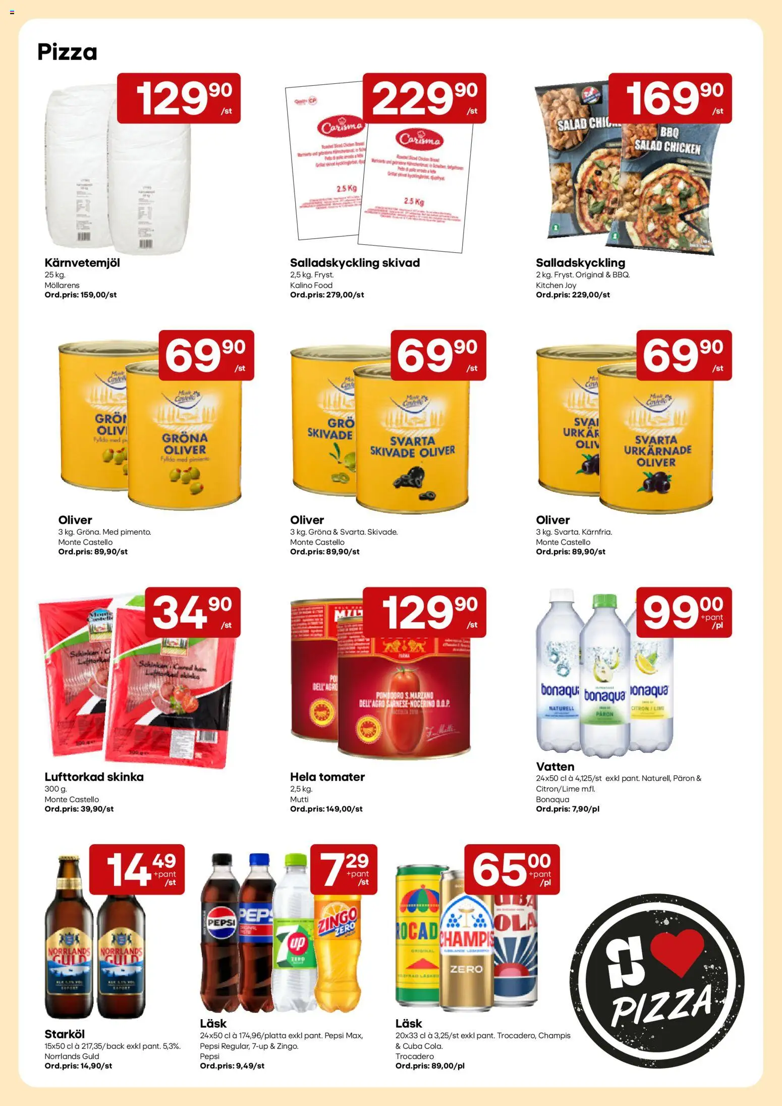 Snabbgross reklamblad aktuell från 05/10/2026 | Sida: 11 | Produkter: Päron, Pepsi, Skinka, Vatten