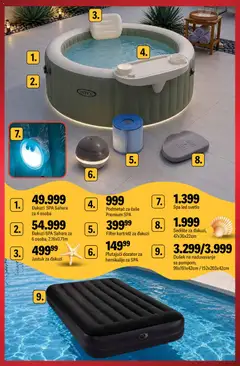Dušek na naduvavanje sa pumpom, 99x191x42cm / 152x203x42cm, Inflatable mattress with pump, 99x191x42cm / 152x203x42cm - pregled Mega Maxi kataloga - važi od 28.05.2026 | Strana: 8