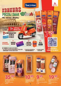 Pogląd oferty "Selgros cash&carry gazetka - Markowe produkty" - ważna od 18.06.2026 | Strona: 6 | Produkty: Kabanosy, Szynka, Salami