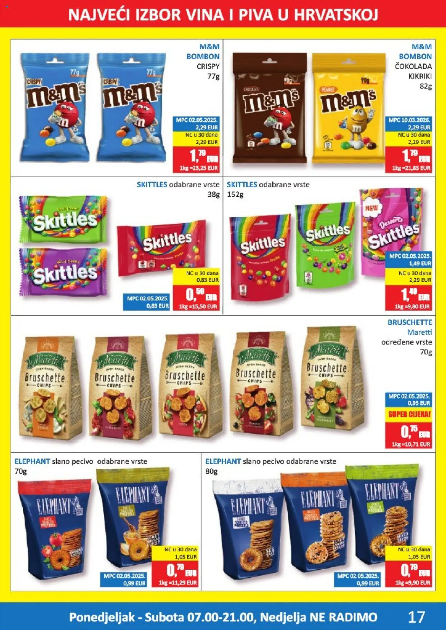 Vrutak katalog | vrijedi od 08.06.2026 | Stranica: 17 | Proizvodi: Čokolada, Pecivo