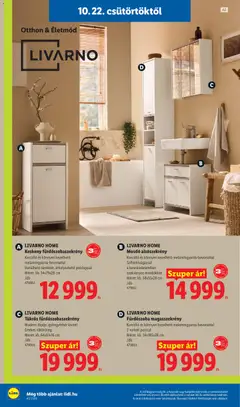 LIVARNO HOME Mosdó alsószekrény, Karcálló és könnyen kezelhető melamingyanta-bevonattal, Szifonkivágással, a kereskedelemben, szokványos mosdókhoz - amely érvényes a következő dátumtól: 2026.10.22. | Oldal: 36 | Termékek: Mosdó, Fürdőszobaszekrény, Fürdőszoba, Livarno Home