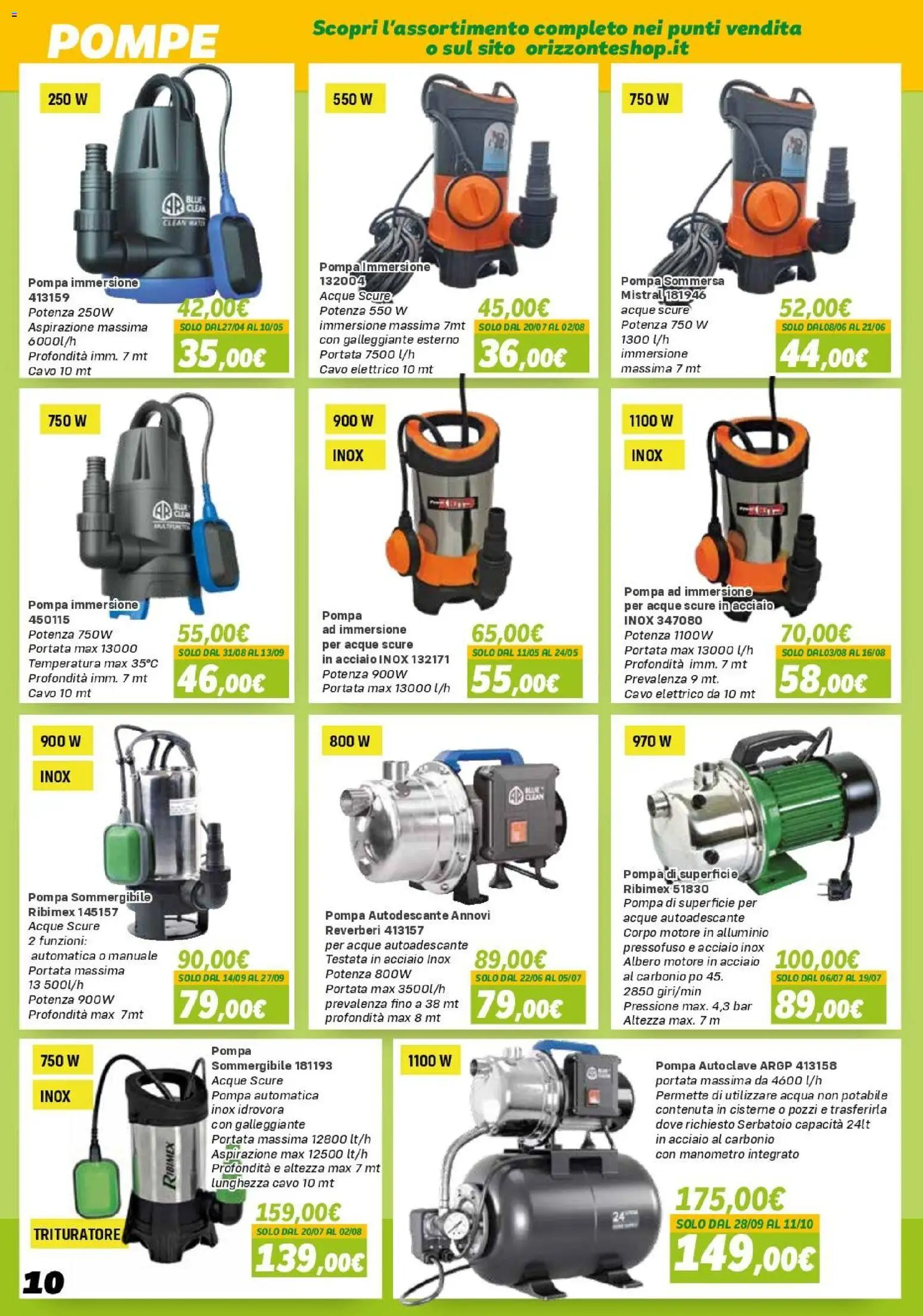 Orizzonte catalogue page 10