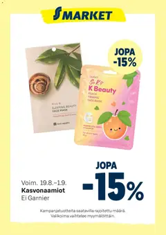S-market-mainoslehti voimassa 19/08/2026 alkaen