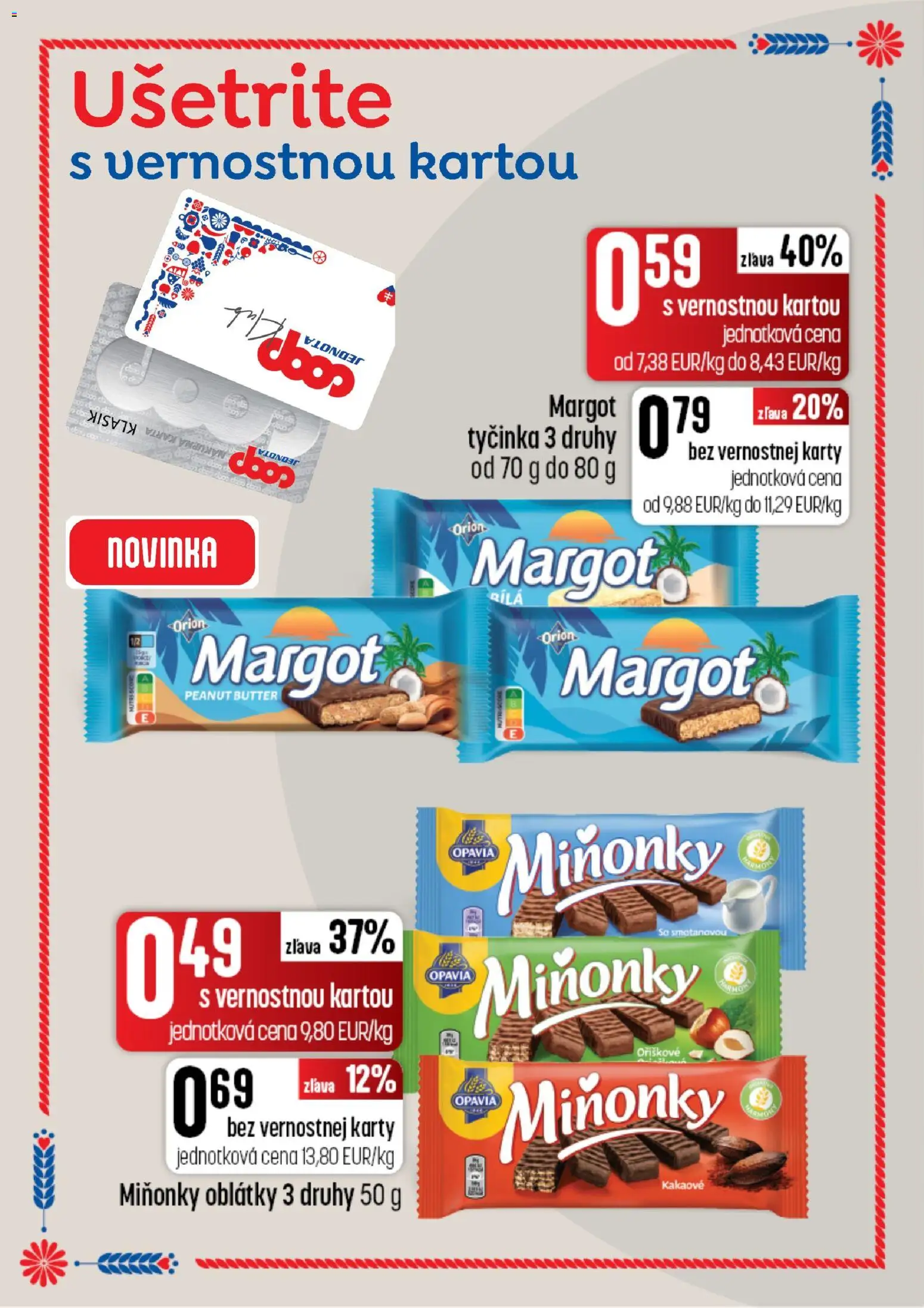 Nové COOP Jednota akcie – leták je platný od 24.09.2026 | Strana: 35 | Produkty: Oblátky