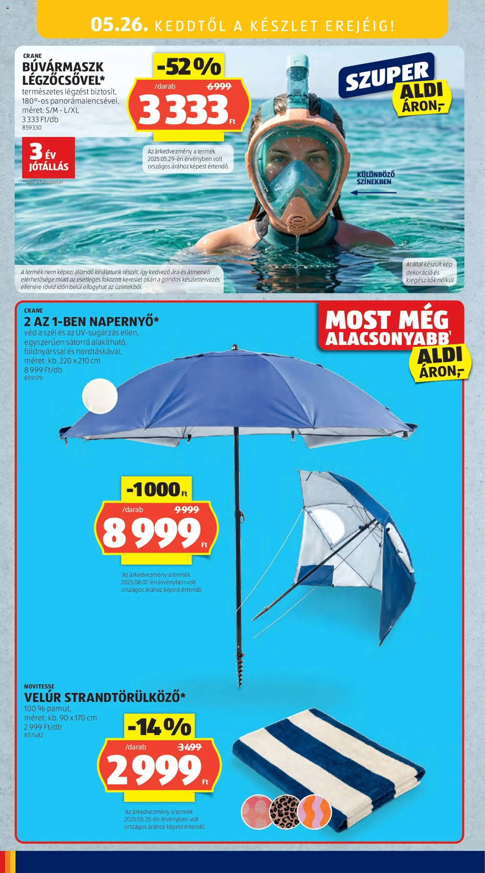Aldi akciós ujság - amely érvényes a következő dátumtól: 21.05.2026 | Oldal: 20 | Termékek: Dekoráció