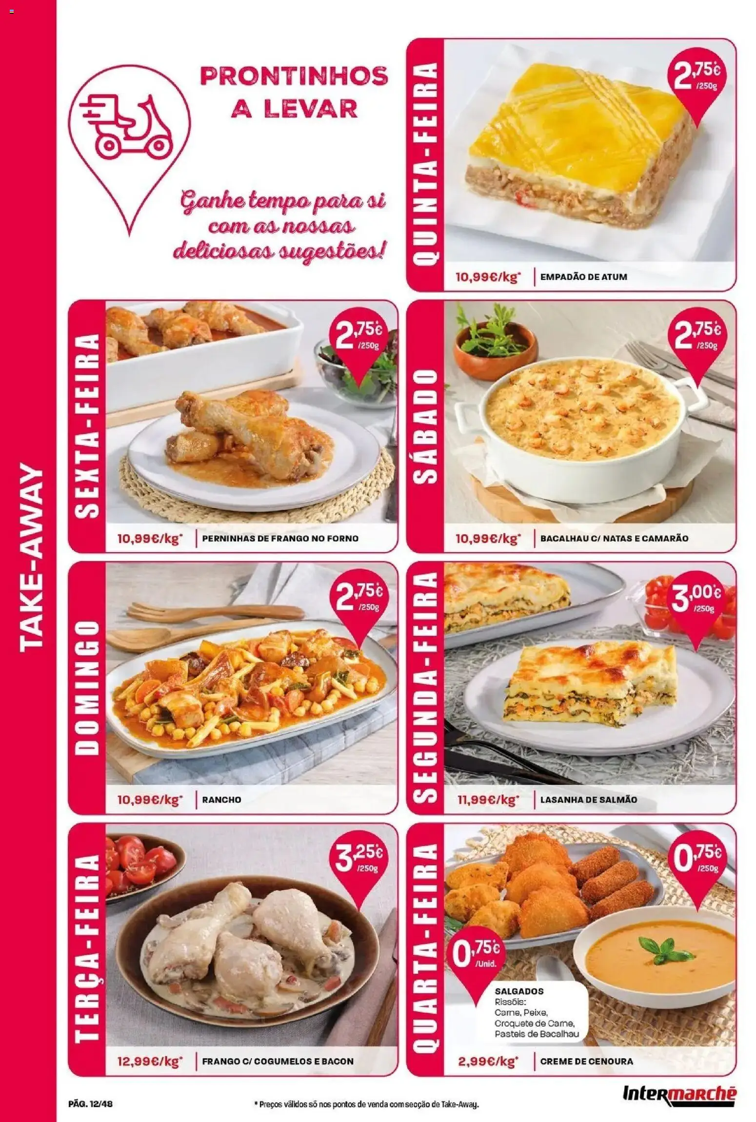 Intermarché - Isto é que são preços BAIXOS! │ válido de 28.05.2026 | Página: 12 | Produtos: Atum, Bacon, Frango, Lasanha
